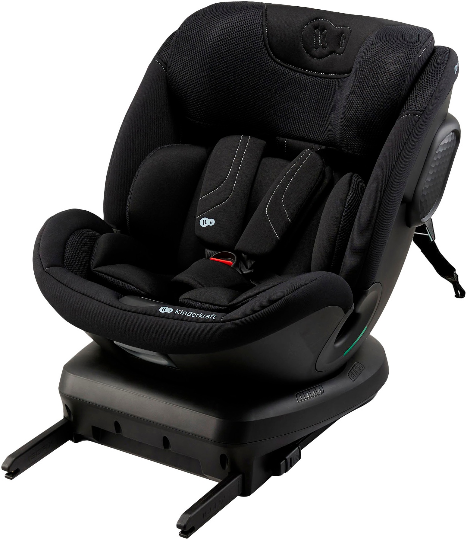 KINDERKRAFT Baby Autokindersitz "XPEDITION 3 i-Size", schwarz, Materialmix, Kindersitze, 360 – drehbarer Kindersitz