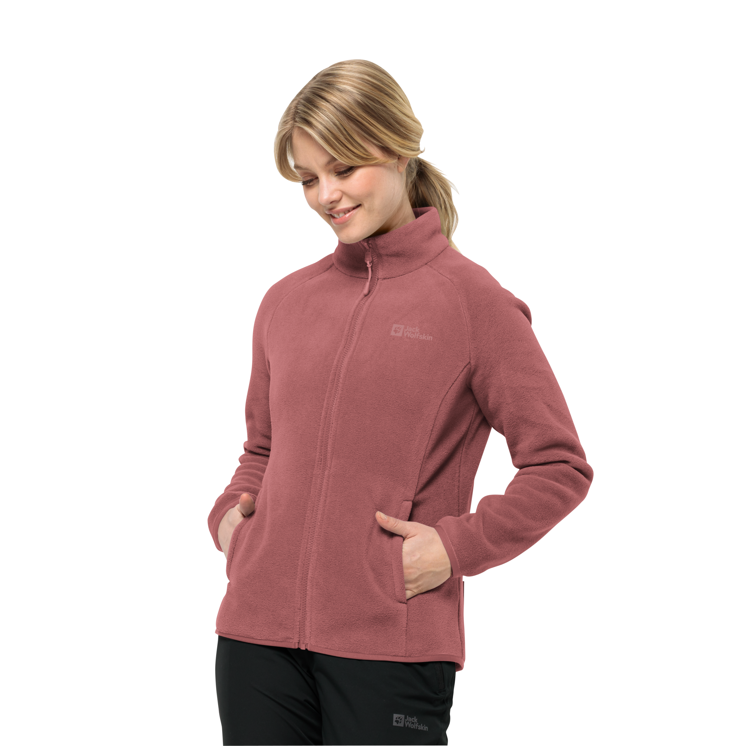 Jack Wolfskin Fleecejacke "MOONRISE FZ W", Atmungsaktiv, leicht, Übergangsj günstig online kaufen