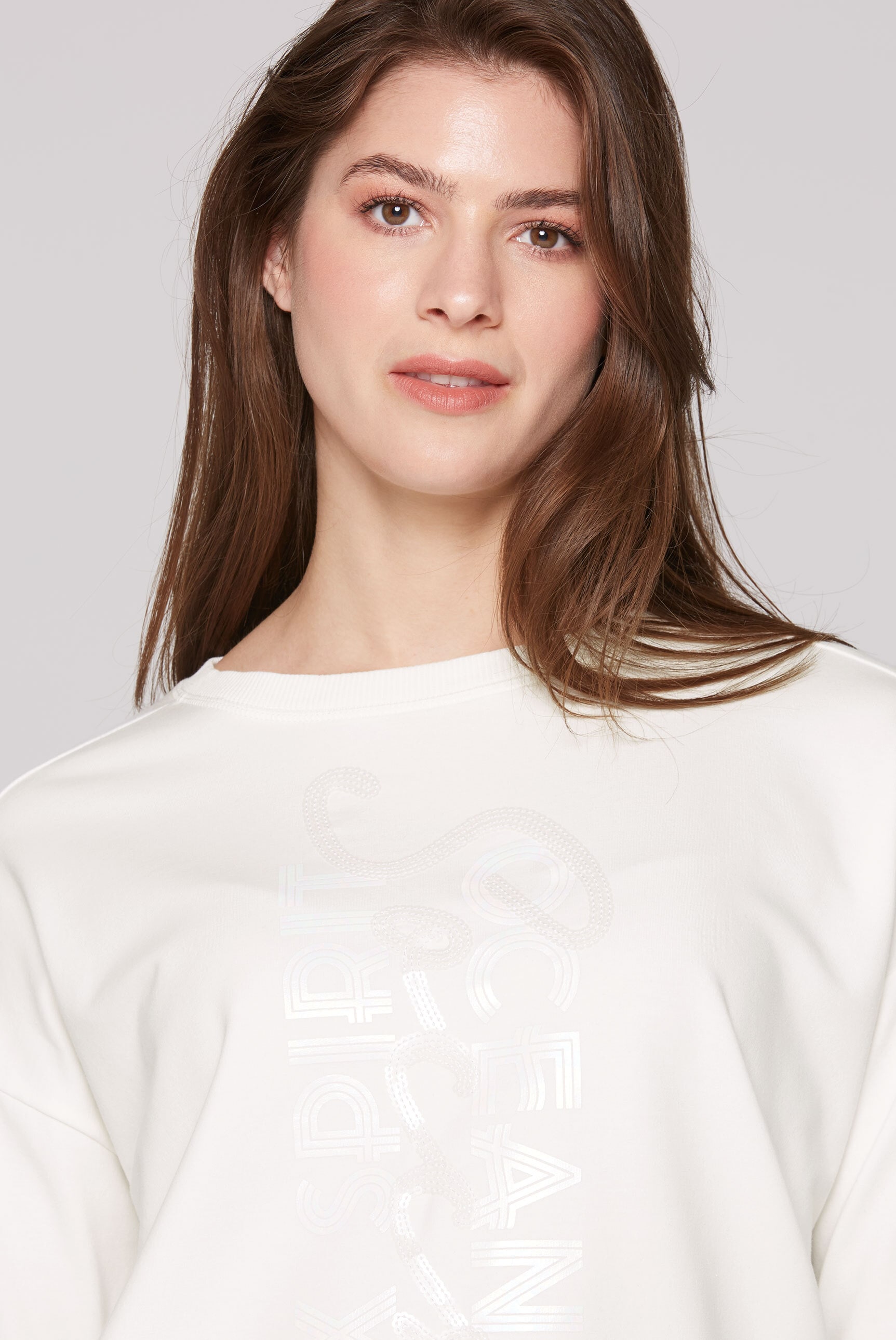 SOCCX Sweater, mit Gummizug im Saum
