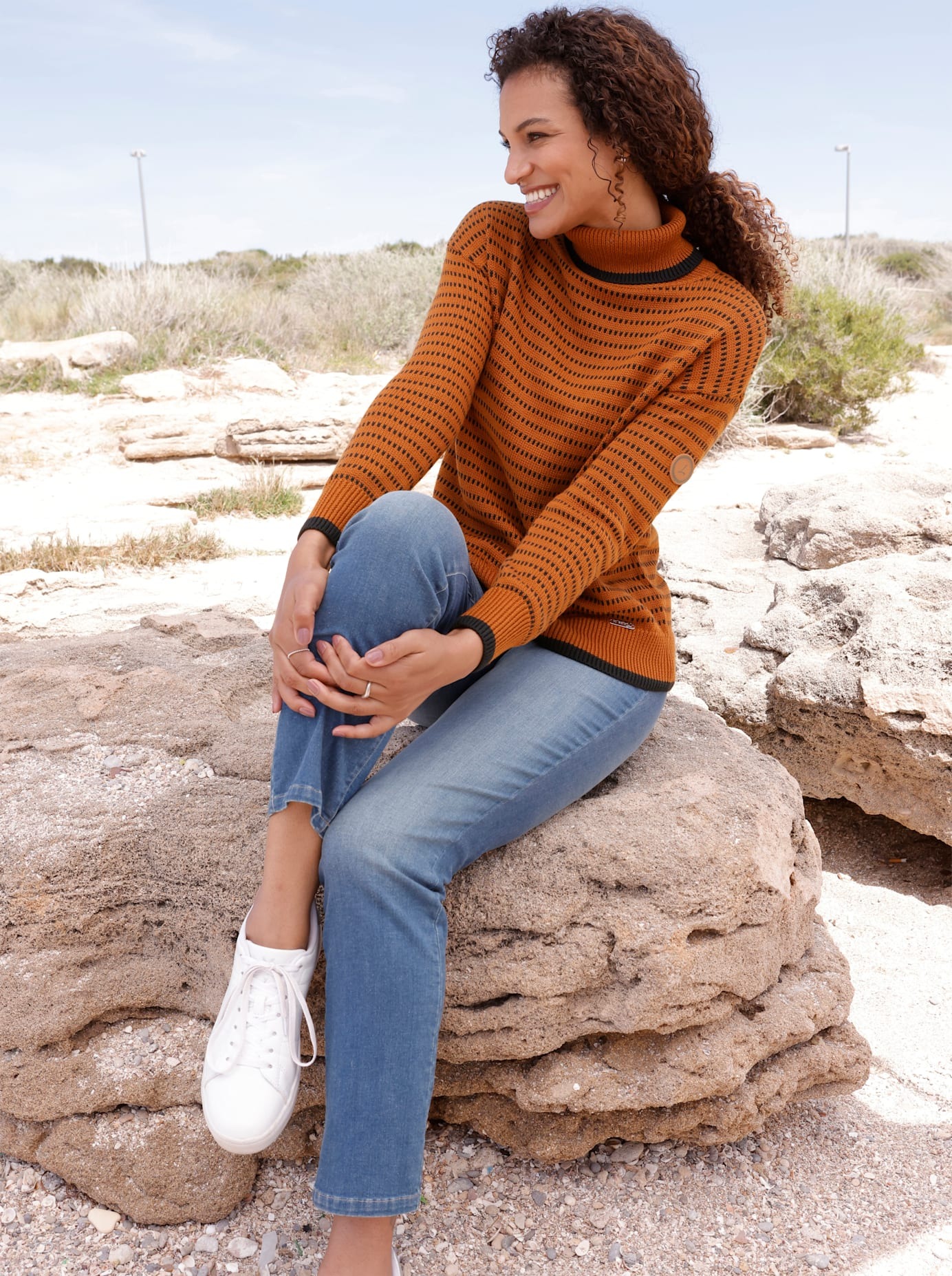 Casual Looks Rollkragenpullover "Rollkragen-Pullover"