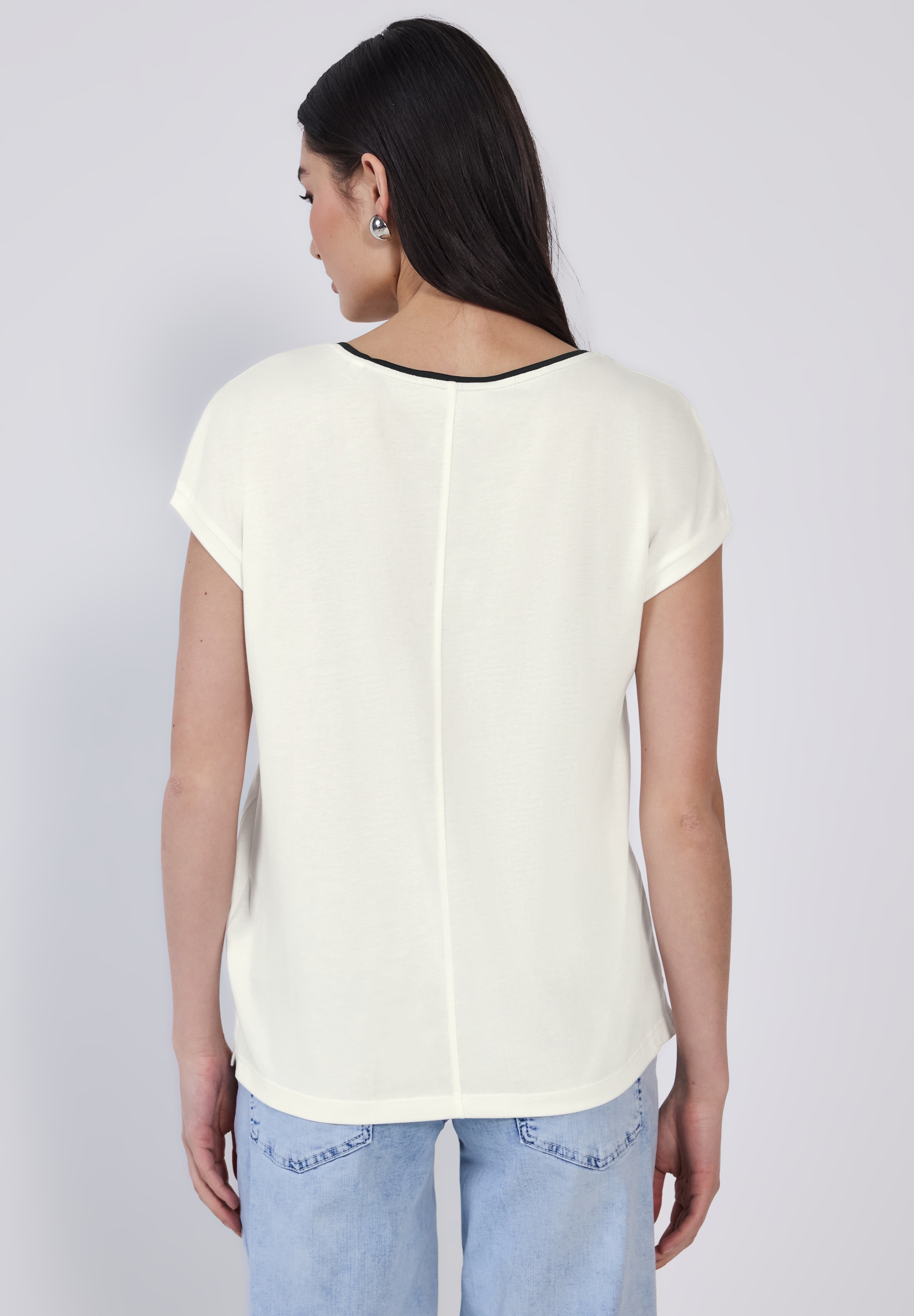 STREET ONE STUDIO T-Shirt, im soften Baumwoll-Mix