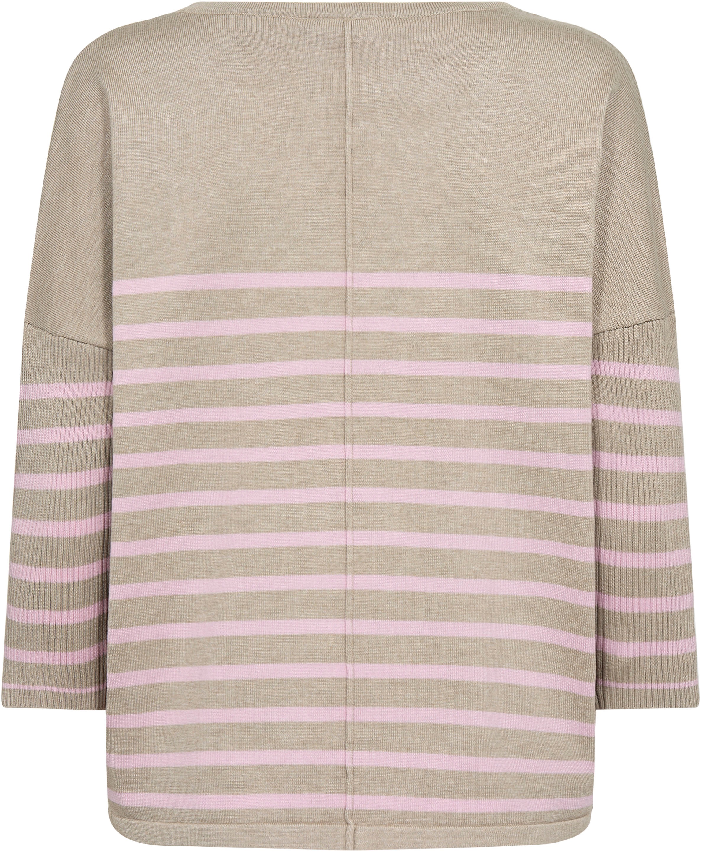 Saint Tropez Strickpullover »MilaSZ R-neck Stripe«
