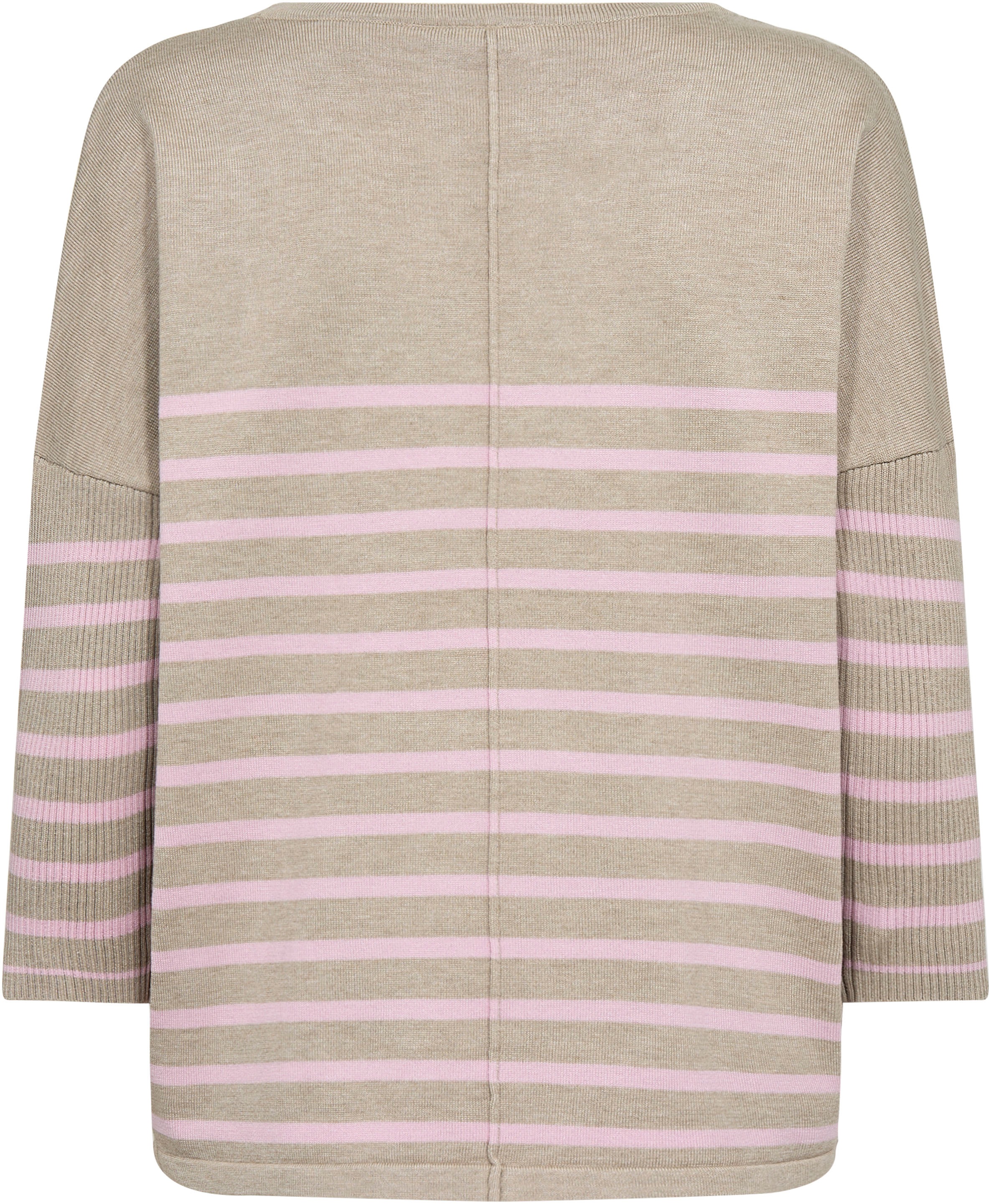 Saint Tropez Strickpullover "MilaSZ R-neck Stripe" günstig online kaufen