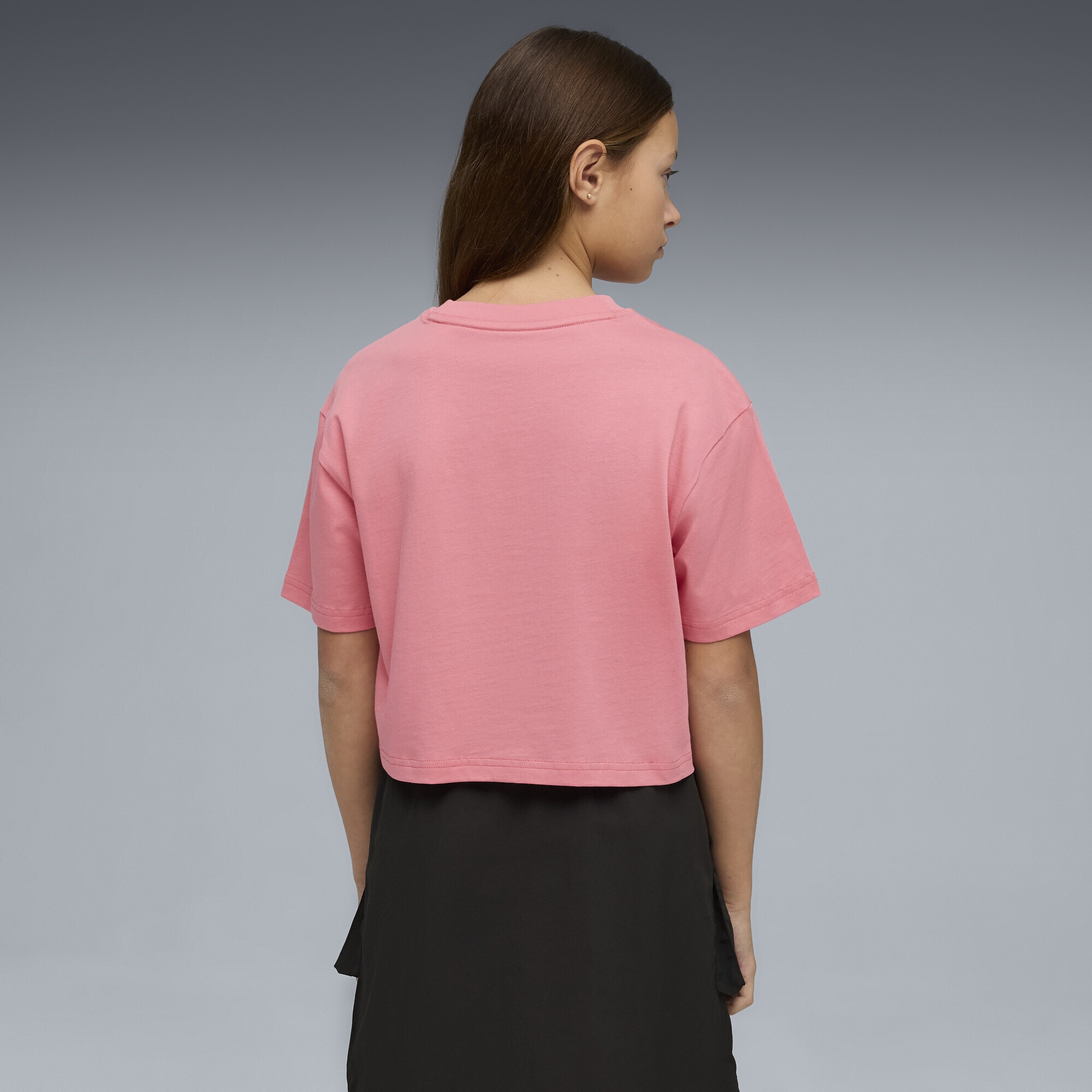 PUMA T-Shirt »Essentials 2 Colour No. 1 PUMA Logo Kurzes T-Shirt Mädchen«