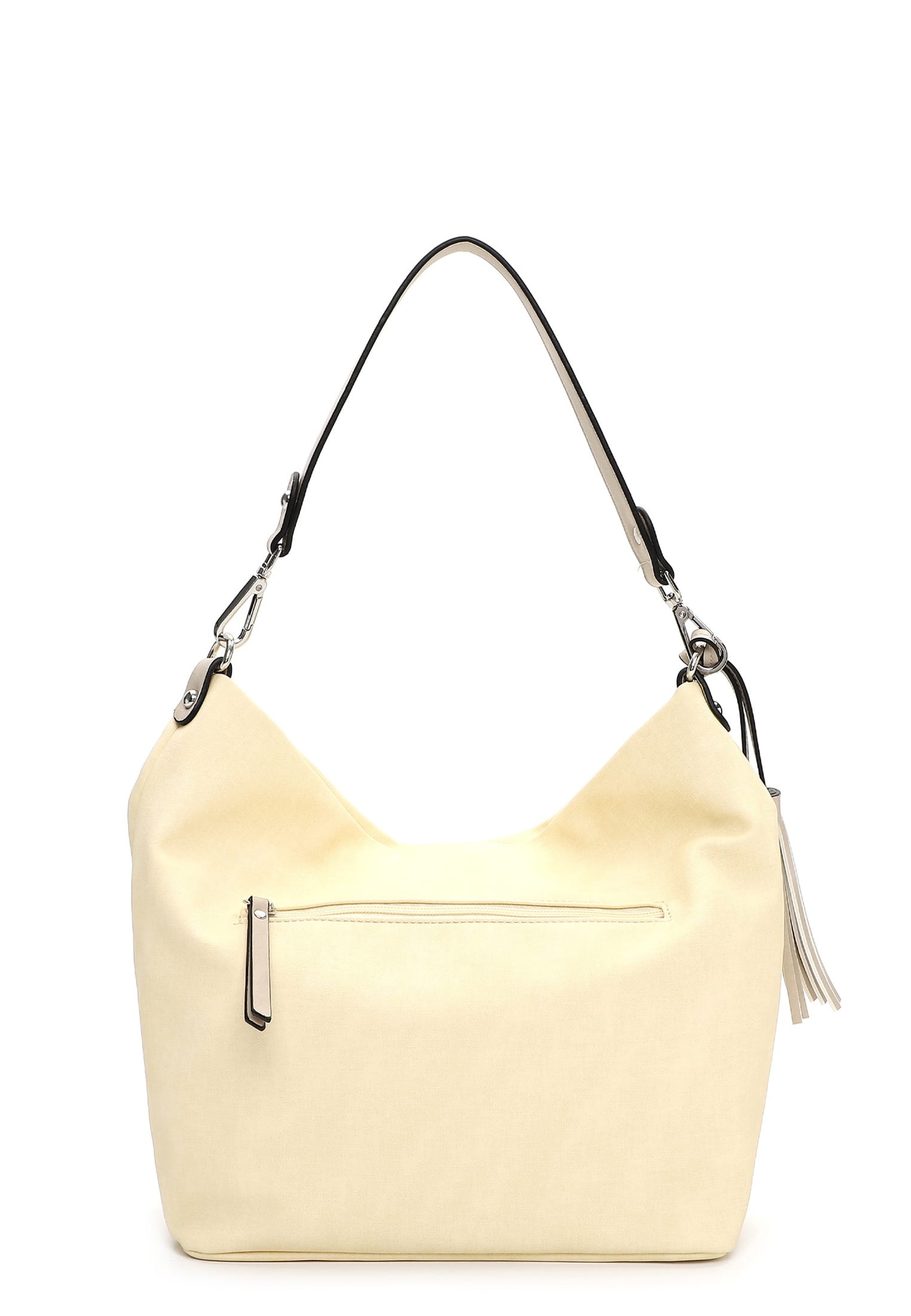 Beuteltasche EMILY & NOAH "Beutel E&N Elke", Damen, Gr. B/H/T: 36cm x 28cm x 14cm 0, gelb (lightgelb 431), Polyurethan, Taschen Beuteltasche 2