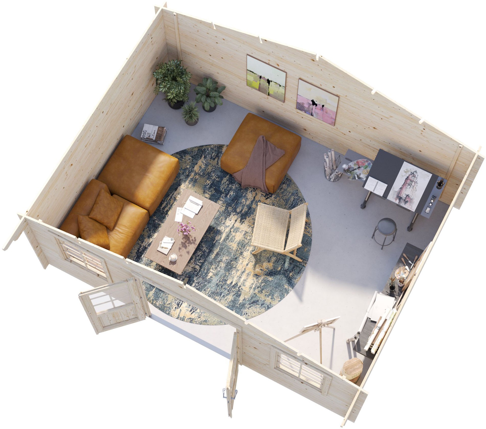 Palmako Gartenhaus »Klara« verschiedene Farben