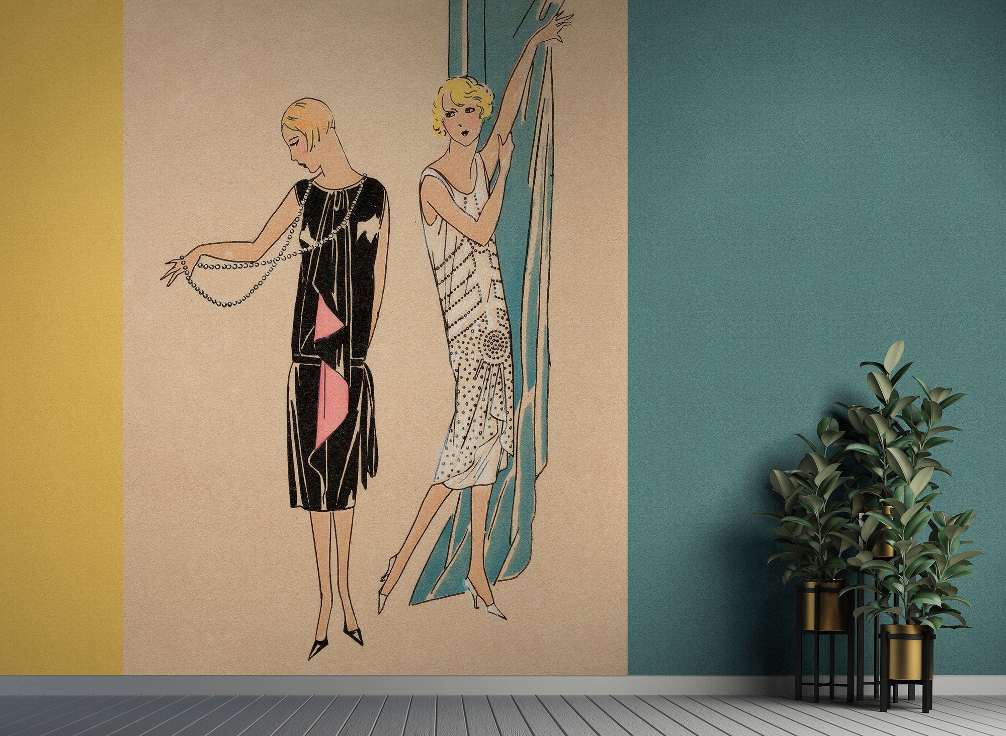 living walls Fototapete »Walls by Patel Parisienne« glatt Vlies, Wand