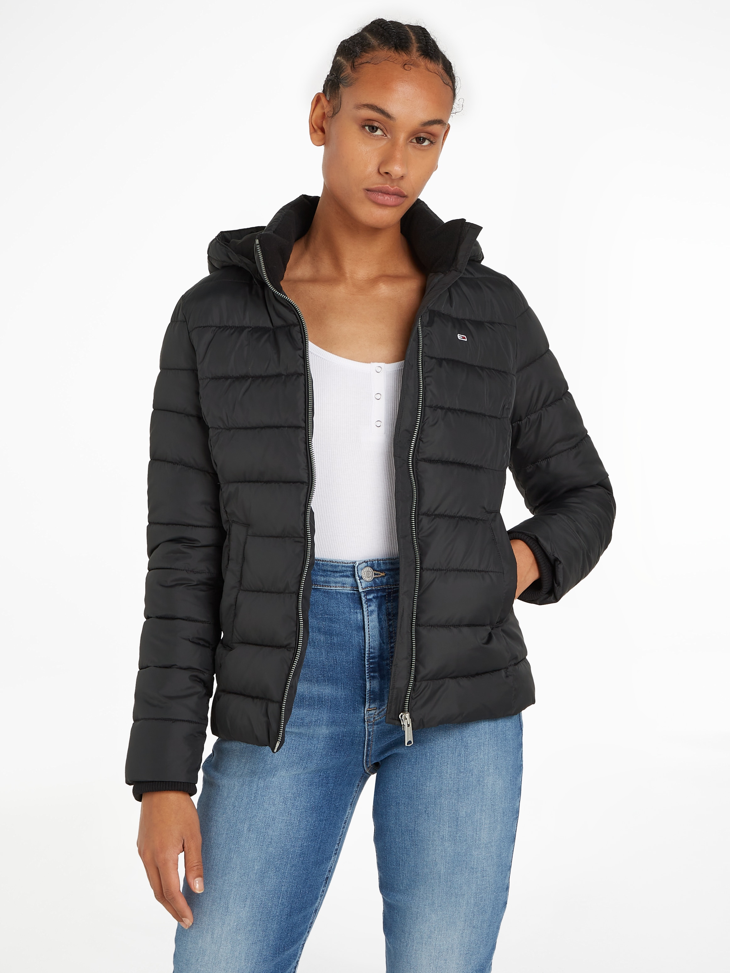 Steppjacke »TJW BASIC HOODED JACKET«, mit Kapuze, mit Kapuze