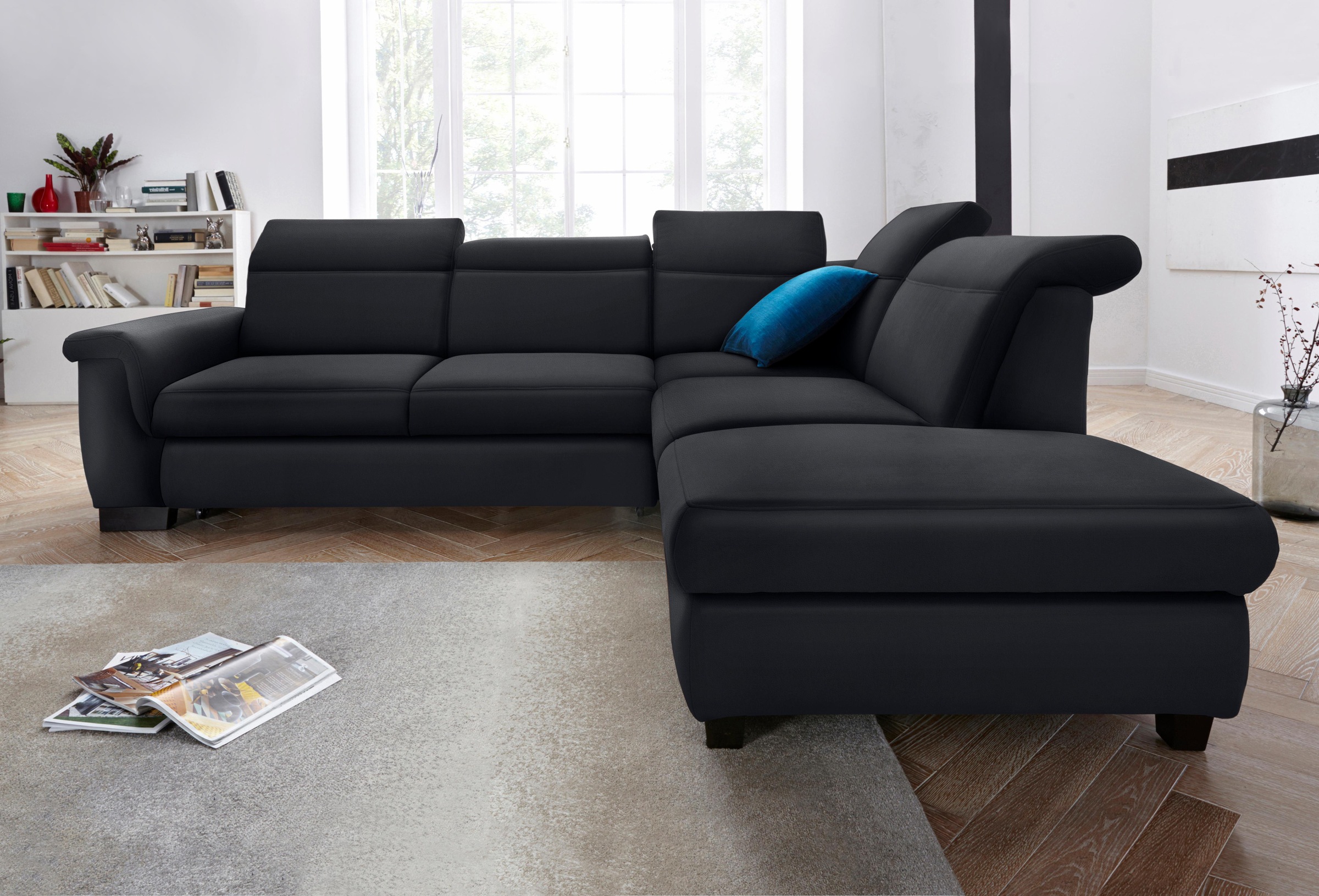 DOMO collection Ecksofa "Sully komfortables Sofa, L-Form", wahlweise mit Be günstig online kaufen