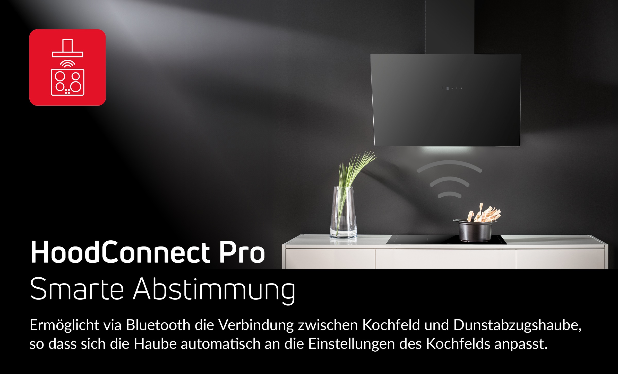 Amica Induktions-Kochfeld »KMI 776 760 E HC« HoodConnect Pro - Intelligentes Zusammenspiel von Kochfeld und Haube