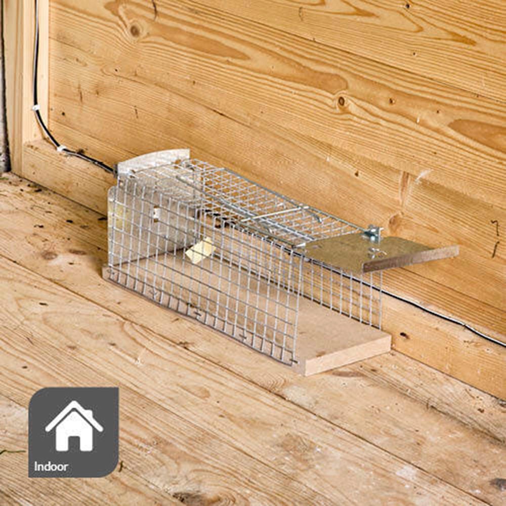Windhager Mäusegitter »Drahtkasten Mause- und Rattenfalle« tierfreundliche Lebendfalle, 92 x 95 x 260 mm