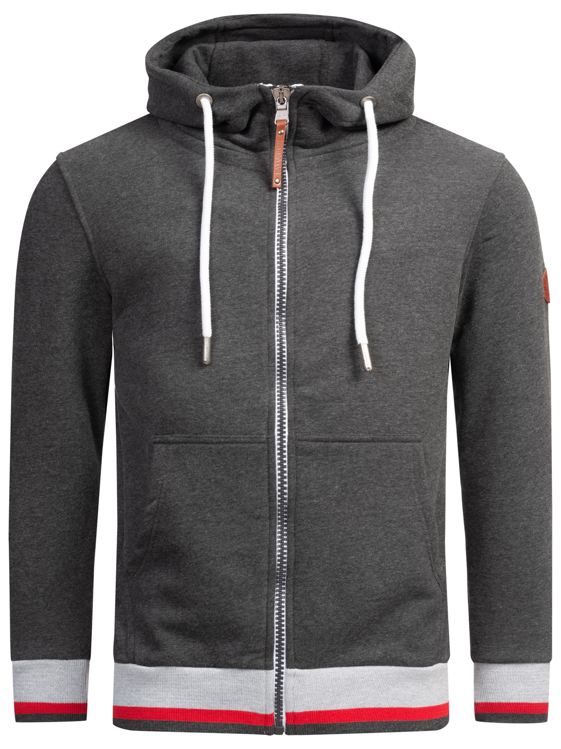 Alessandro Salvarini Sweatjacke »ASRevellio«, mit großer Kapuze