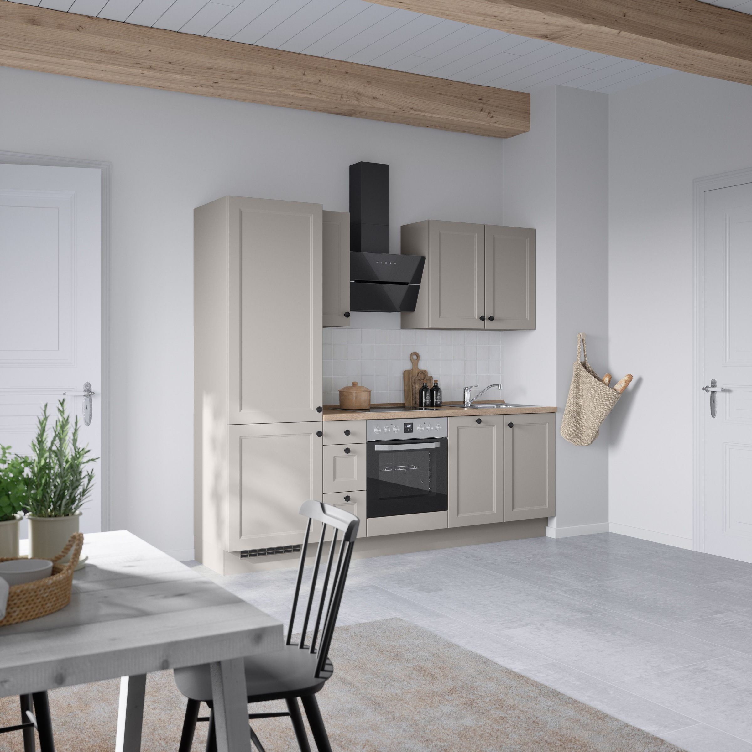 nobilia® Küchenzeile »"Cascada II"«, vormontiert, Breite 240 cm, Ausrichtung wählbar, wahlw. mit E-Geräten