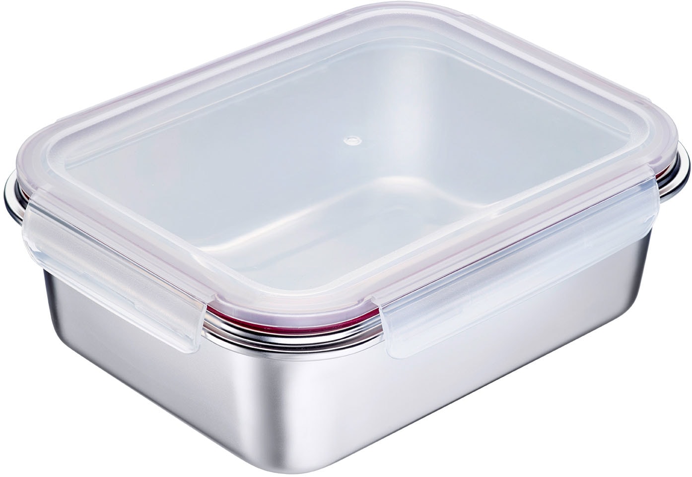 WESTMARK Lunchbox "Edelstahl Lunch Box/ Frischhaltedose, 2250 ml" auslaufsichere Brotdose – mikrowellen- & ofenfest