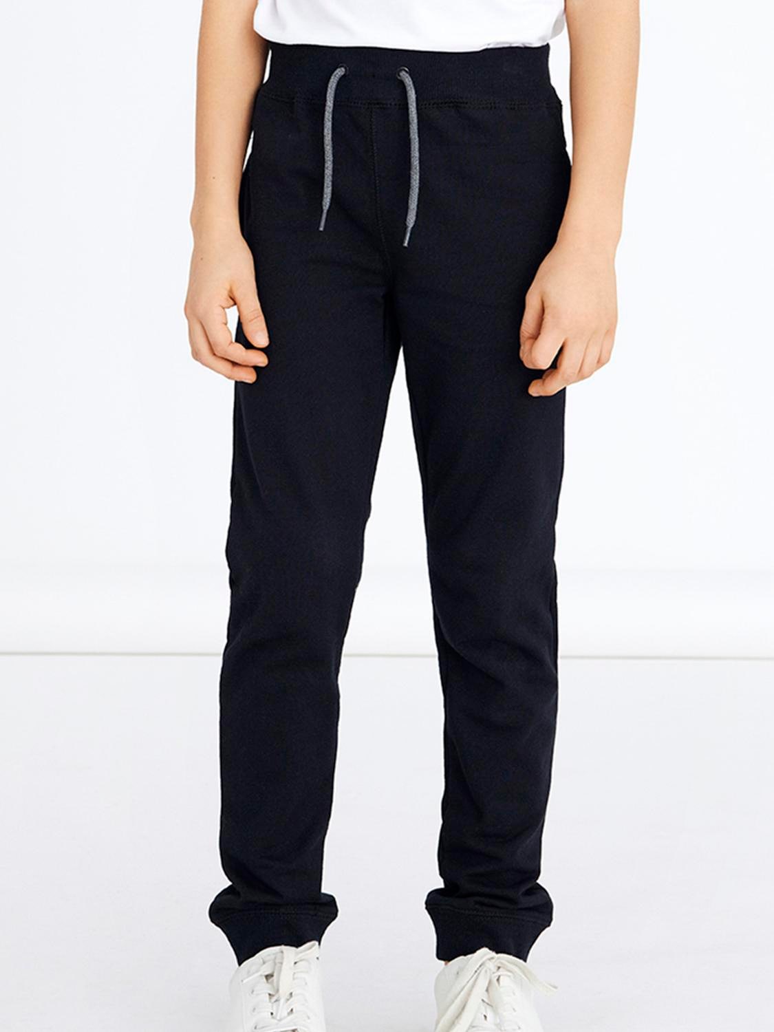 Name It "NKMSWEAT für Jungen mit verstellbarem Bund und Kordelzug" unifarben, casual, regular fit, Baumwollmix, Rundhals