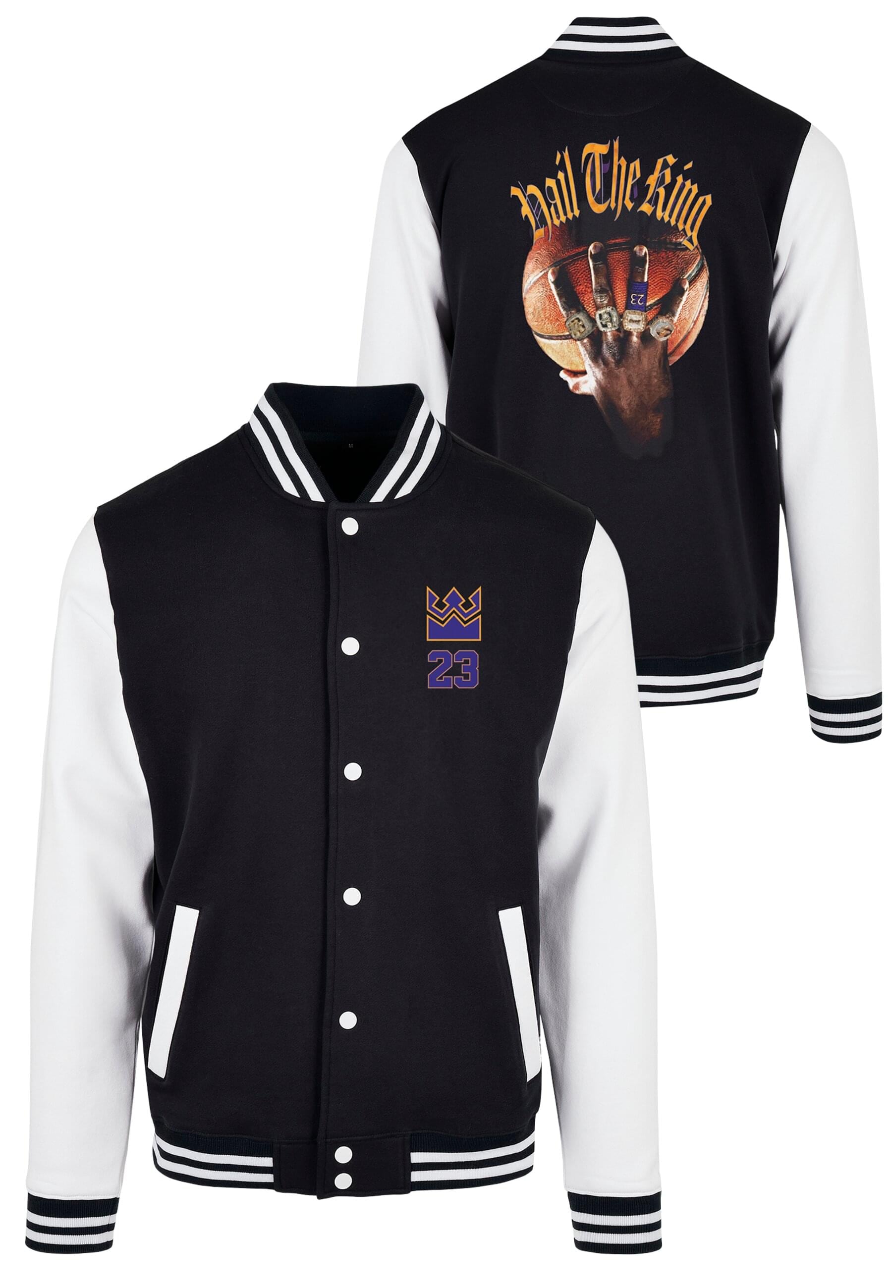 MisterTee Collegejacke »MisterTee Herren Haile The King College Jacket«, (1 St.), ohne...