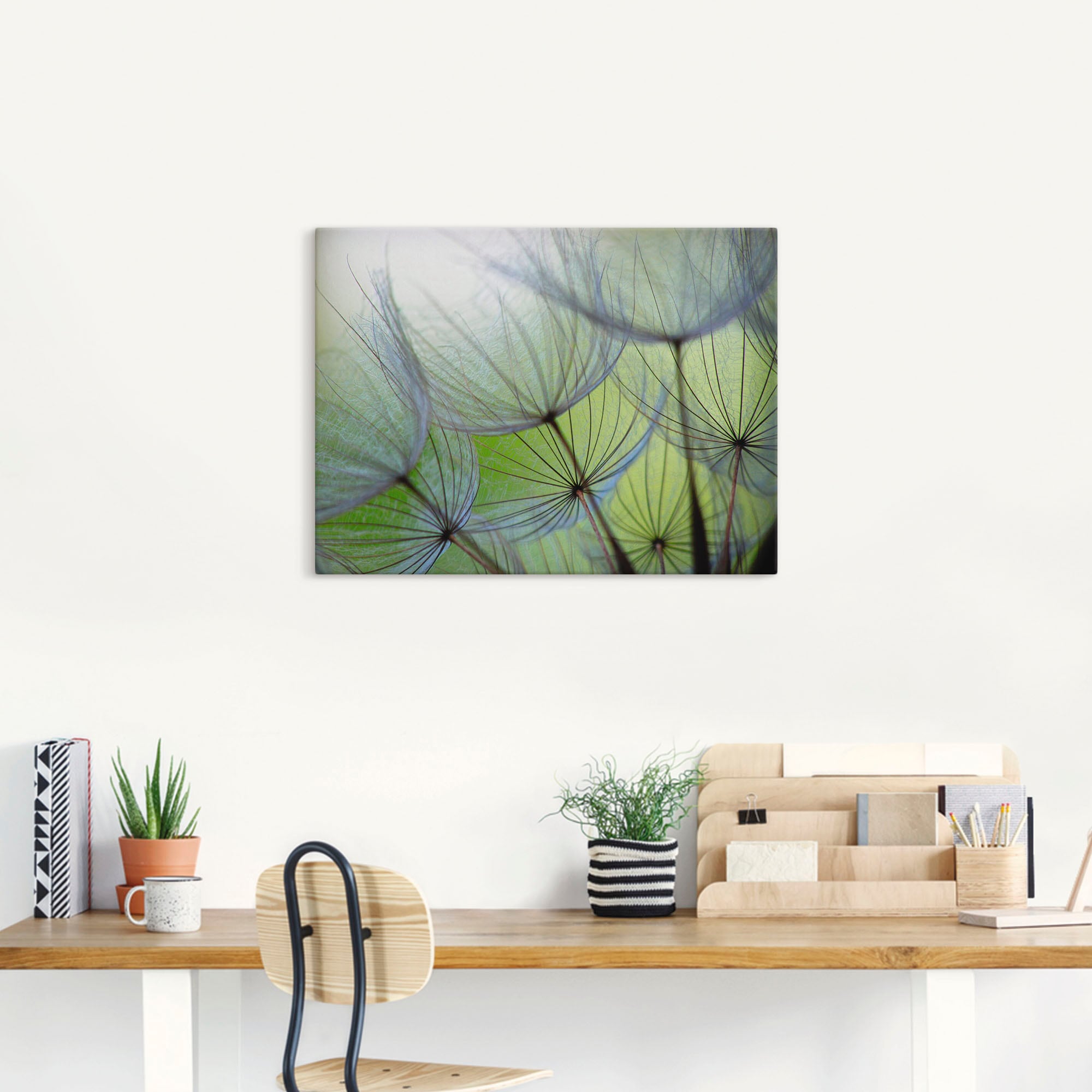 Artland Wandbild »Pusteblumen-Samen II«, Blumen, (1 St.), als Leinwandbild, Poster in verschied. Größen