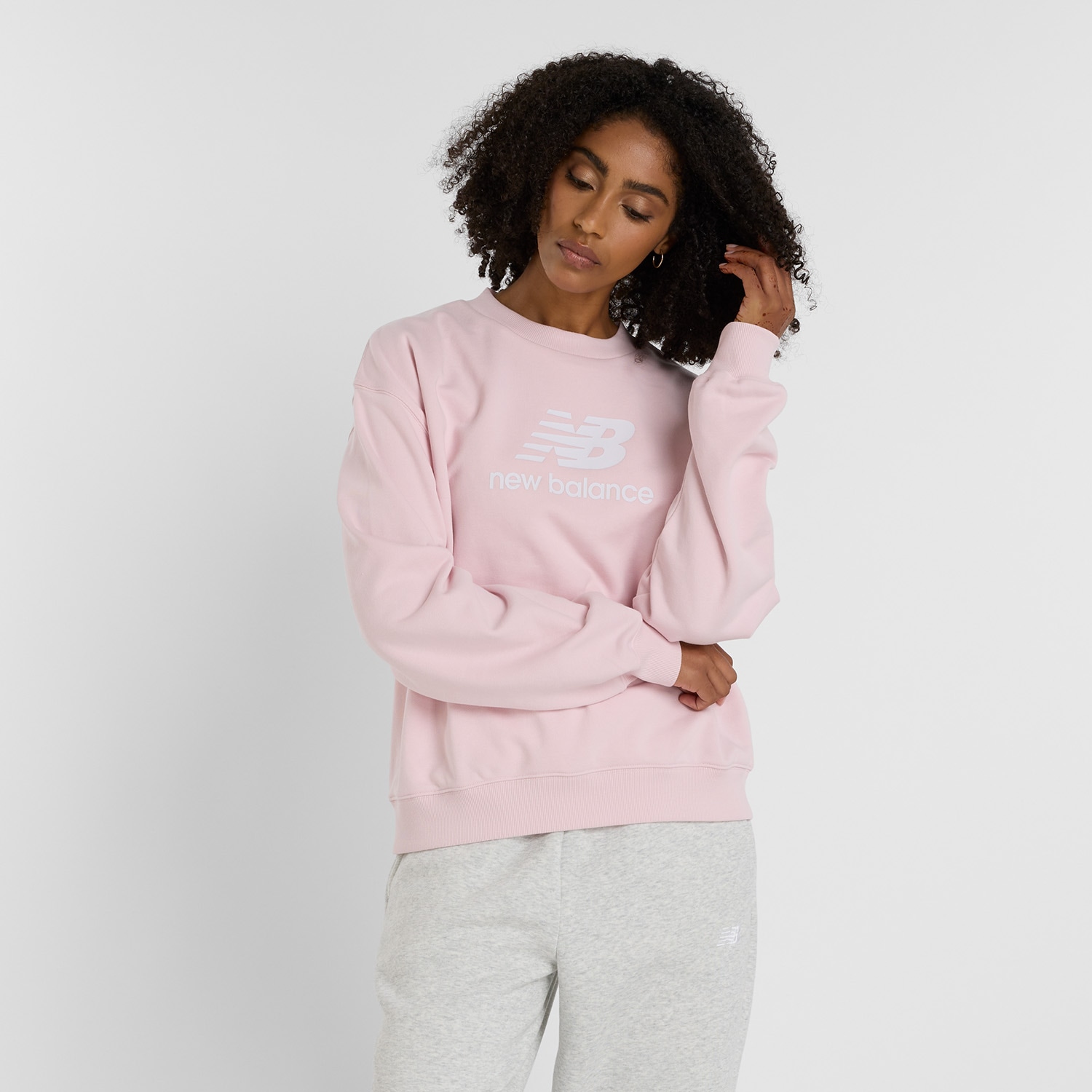 New Balance Sweatshirt "Sport Essentials French Terry Logo Crew" günstig online kaufen