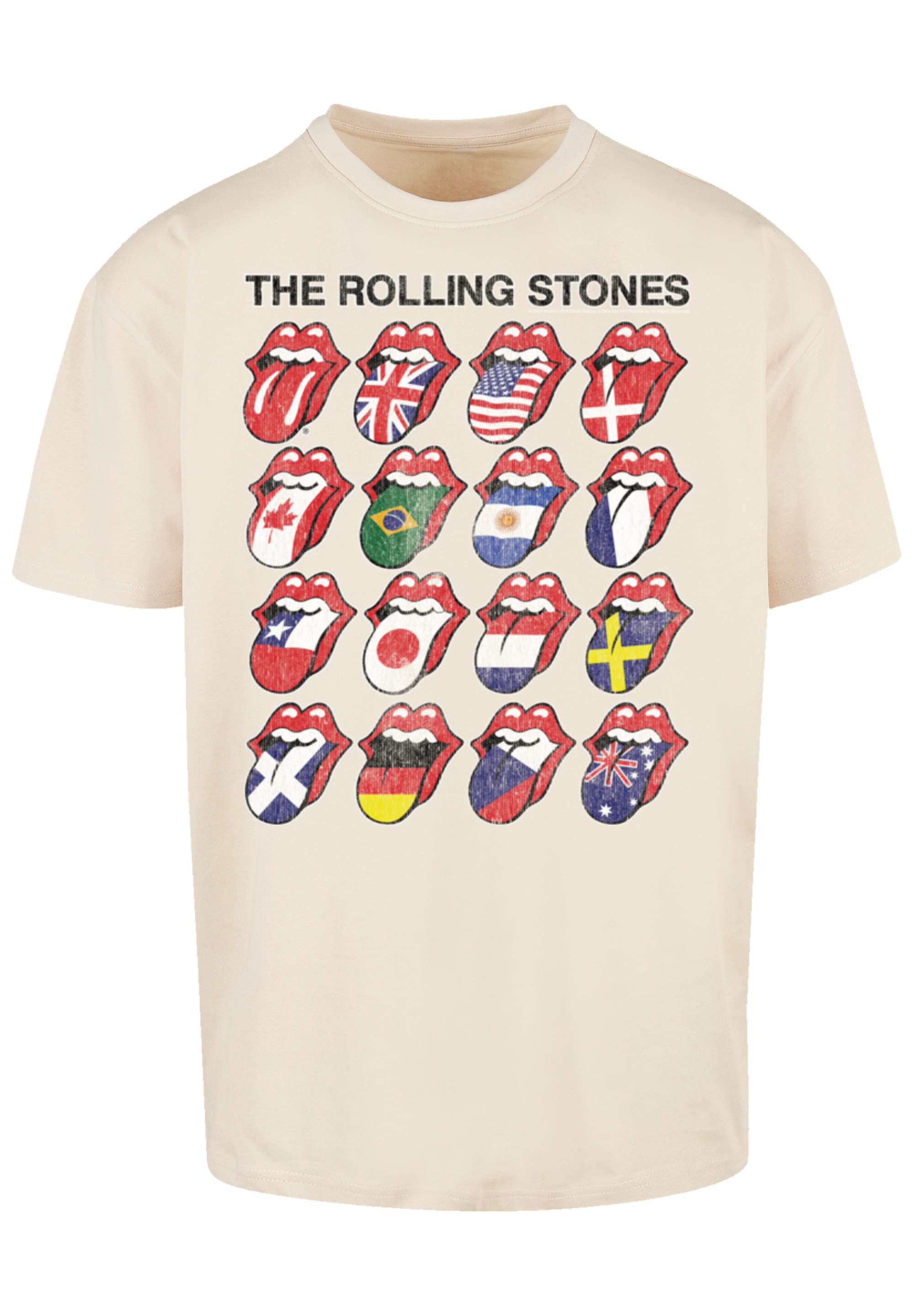 F4NT4STIC T-Shirt »The Rolling Stones Voodoo Lounge Tongues«, Musik, Band, Logo
