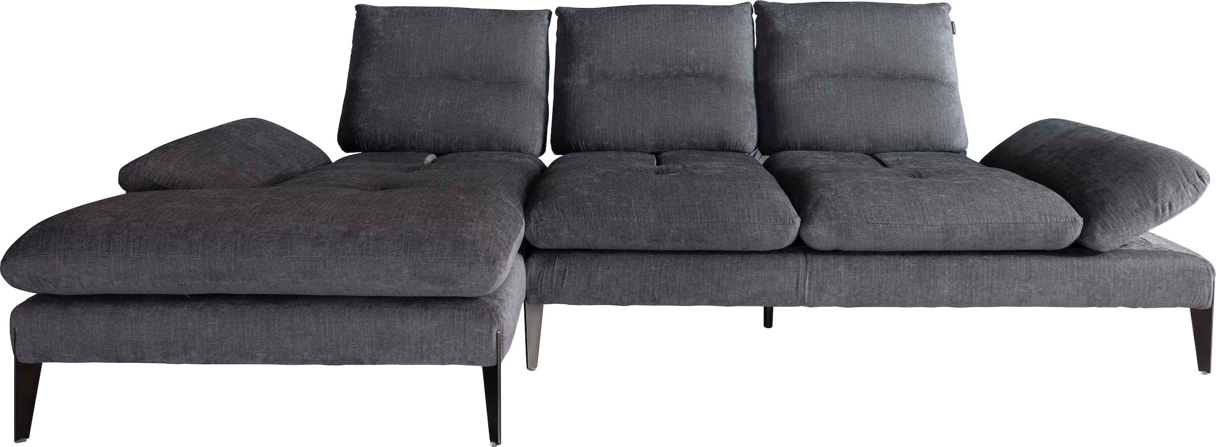 Ecksofa »Monnalisa«, Breite 287 cm, mit Sitztiefeverstellung und verstellbarer Armlehne