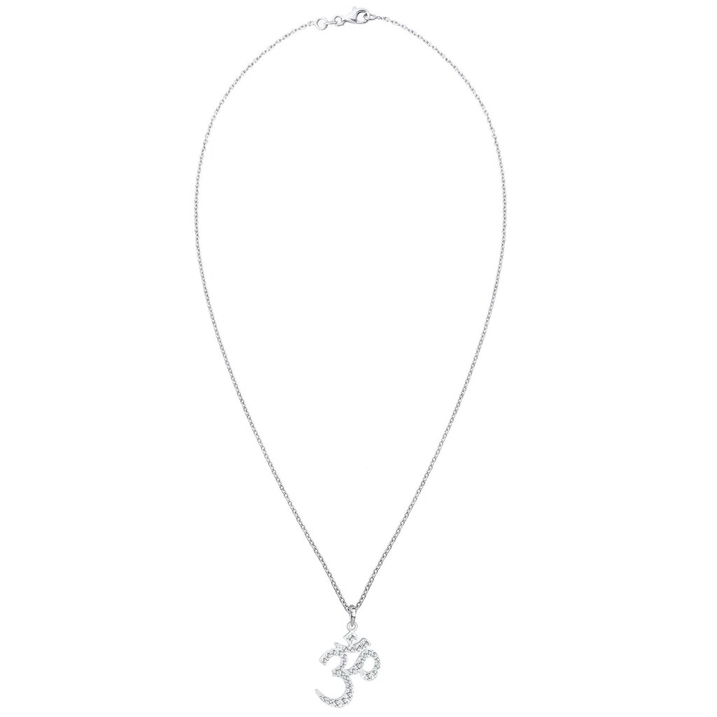 Elli Collierkettchen »Om Kristalle 925 Sterling Silber«