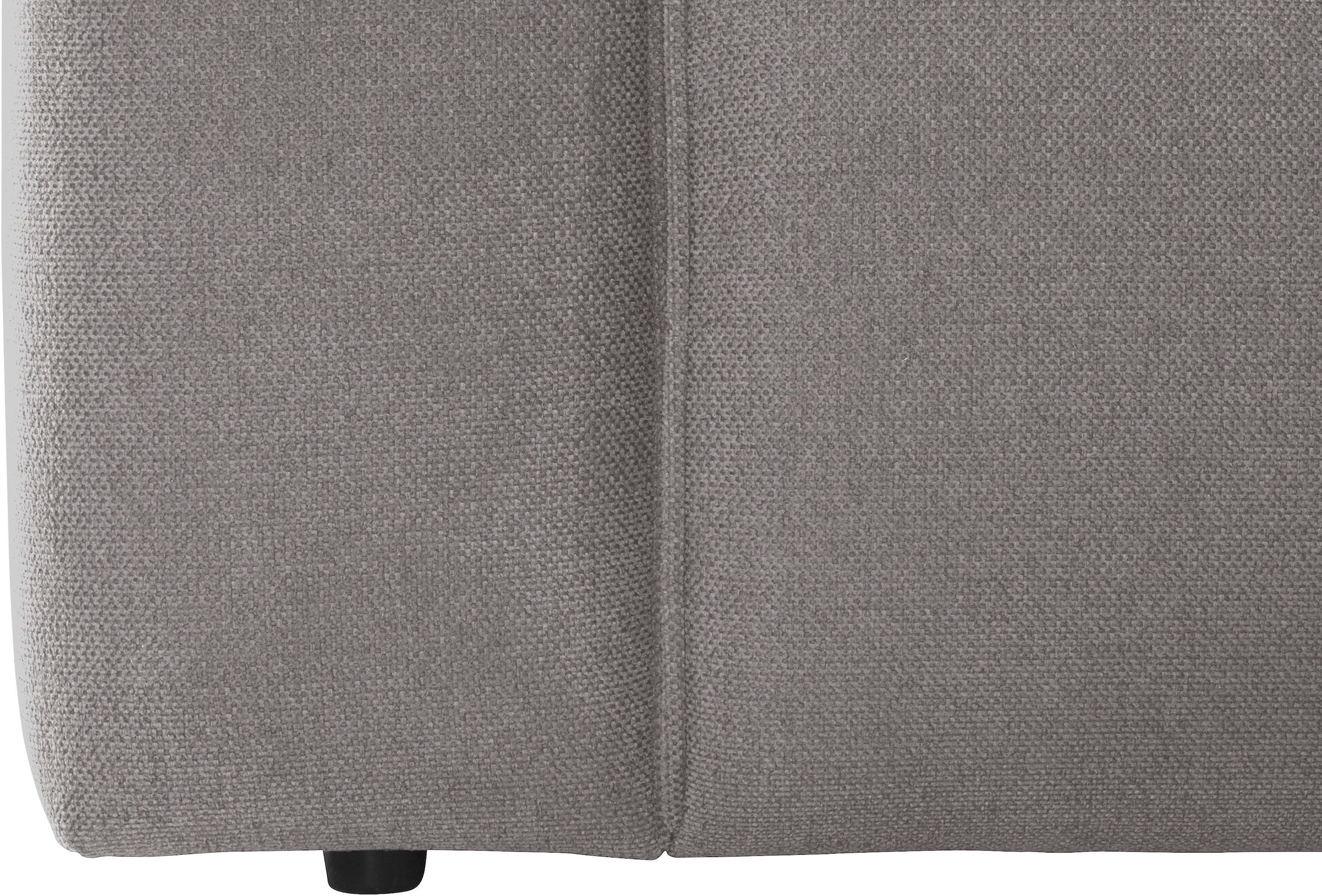 andas Ecksofa »Noord«, mit Kedernaht, Breite 234 cm, Cord, Struktur, Webstoff