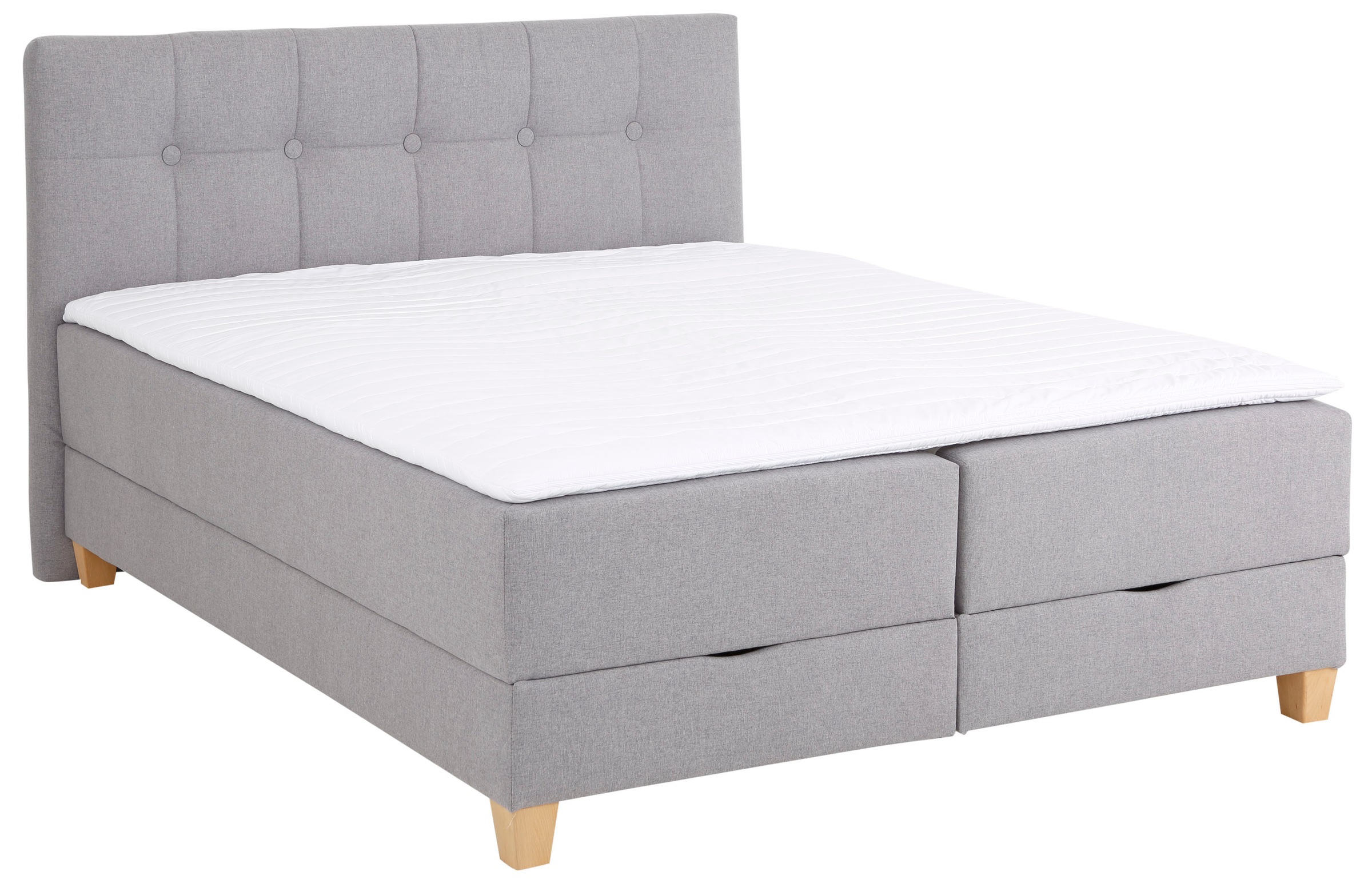 Home affaire Boxbett »Lonrai«, in H2,H3 & H4 und XXL - Überlänge 220cm wählbar, inkl. Topper