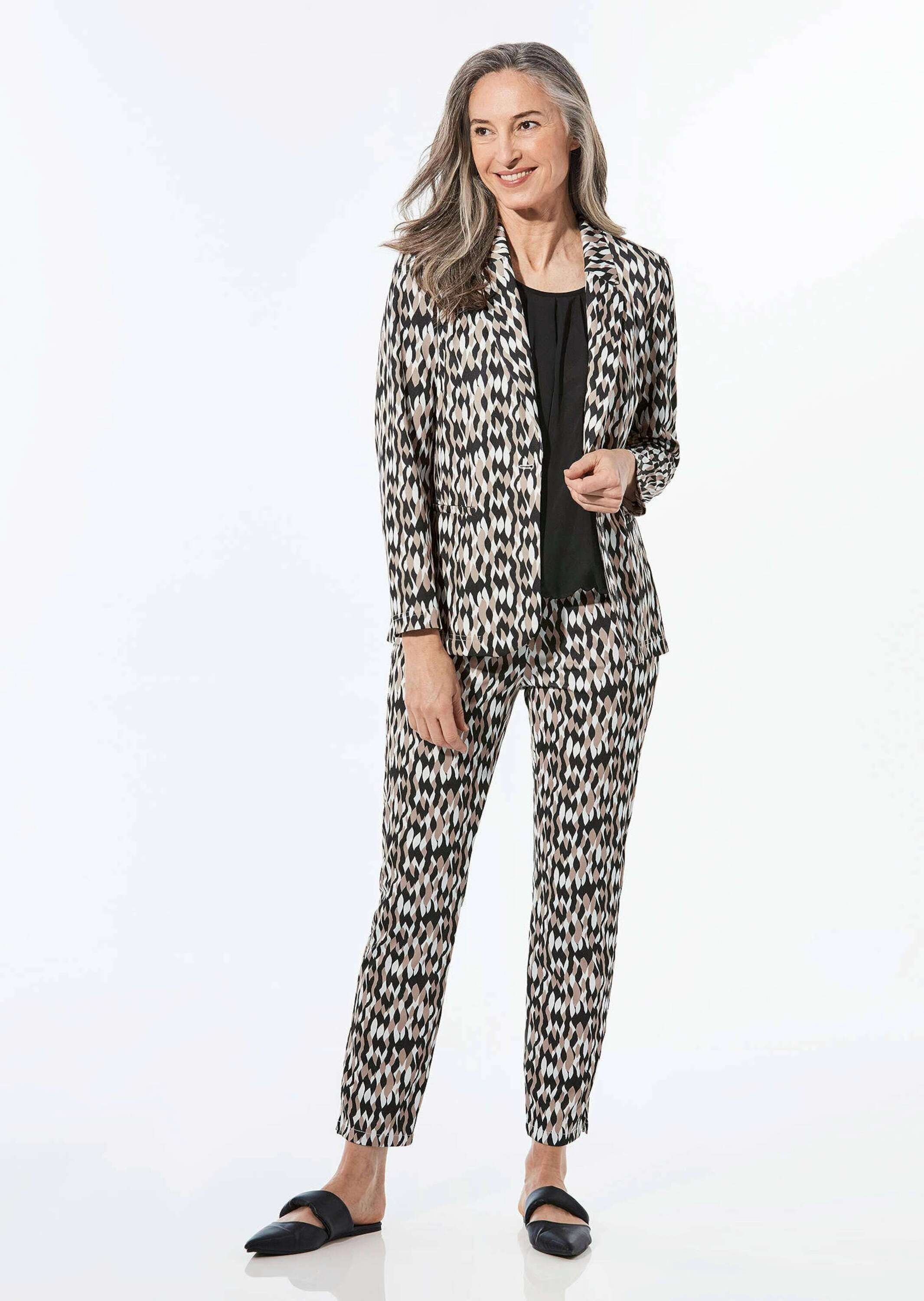 GOLDNER Jackenblazer "Blazer gemustert" günstig online kaufen