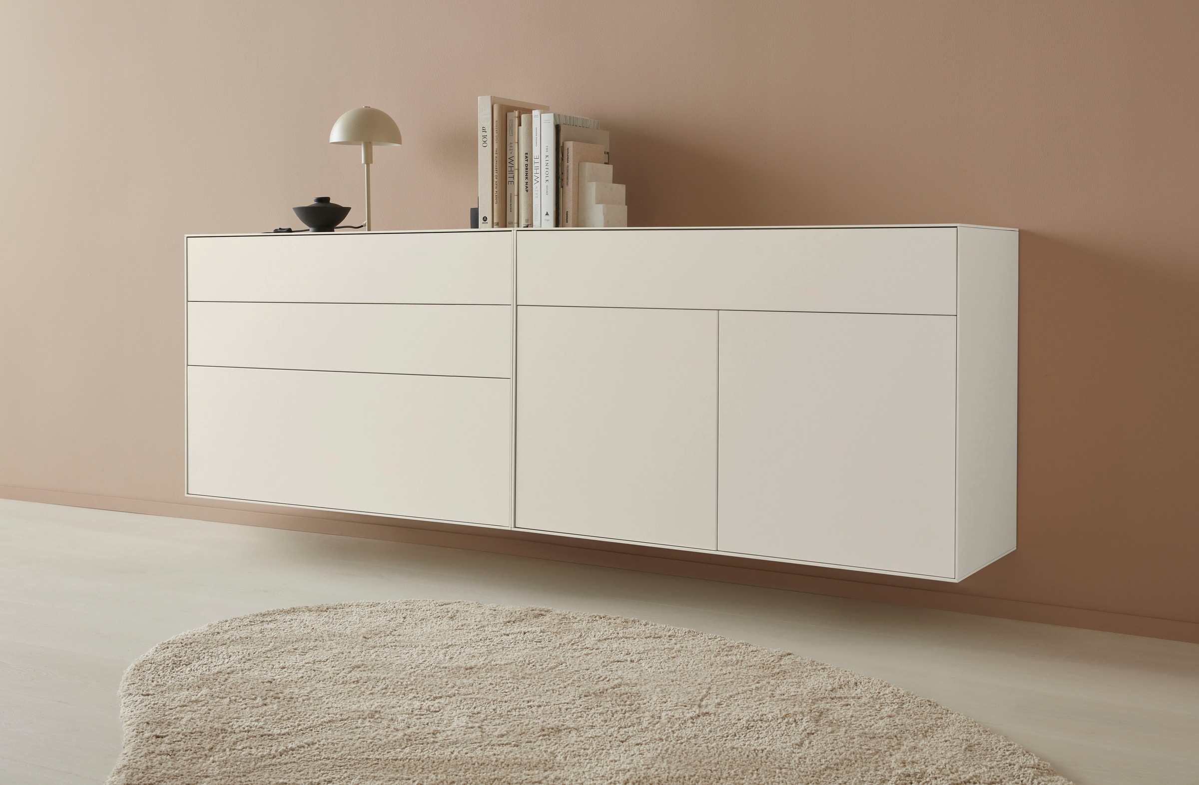 LeGer Home by Lena Gercke Sideboard »Essentials«, Breite: 112cm, MDF lackiert, Push-to-open-Funktion