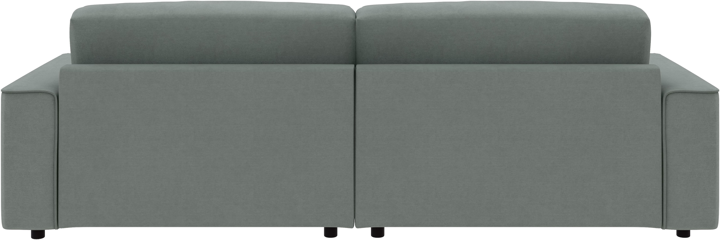 INOSIGN Ecksofa »Chance, Recamiere beidseitig montierbar, Schlaffunktion, Breite 265 cm«, in Struktur fein LINO, mit Schlaffunktion und Bettkasten