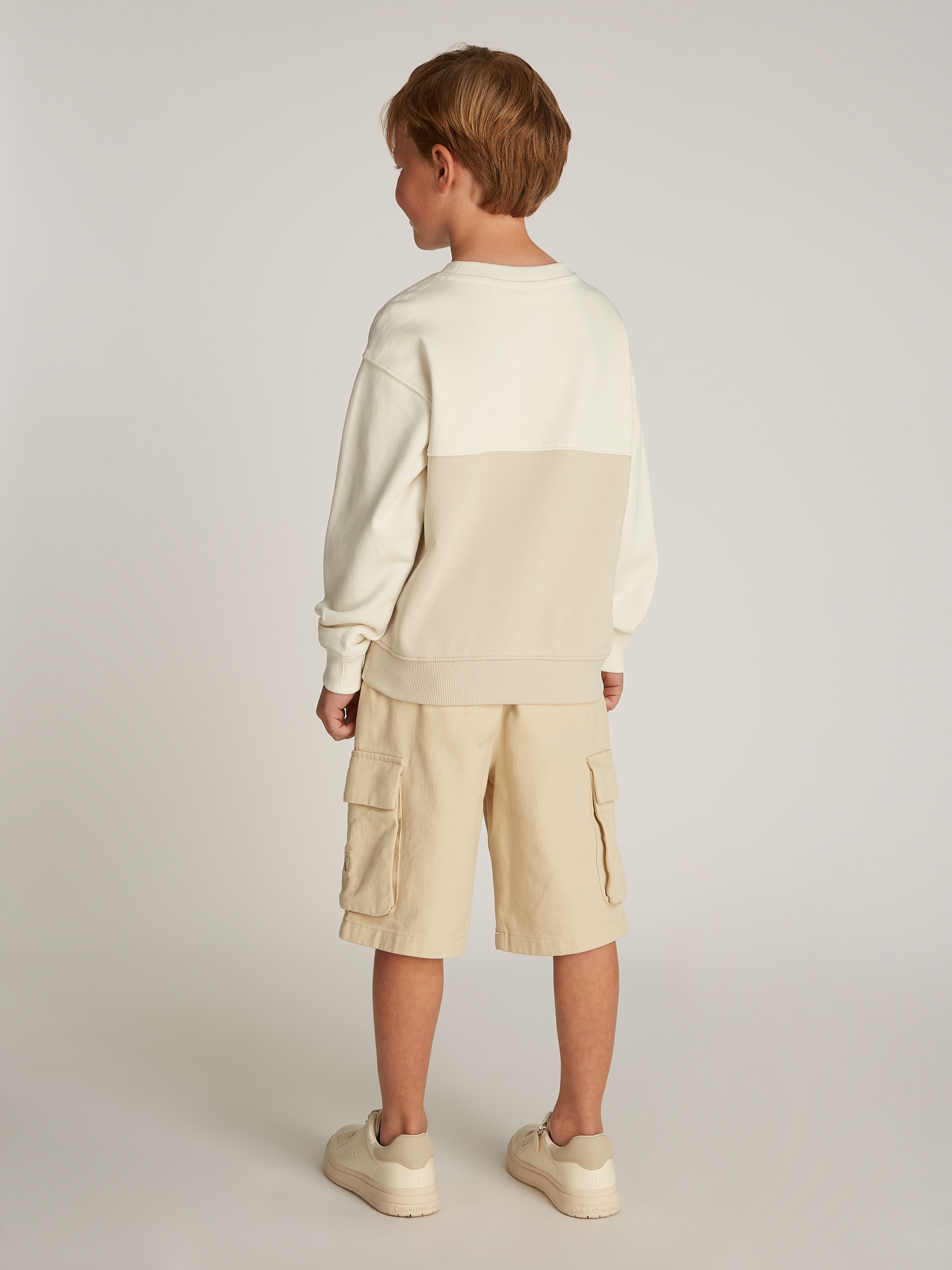 Calvin Klein Jeans Sweatshirt »COLOR BLOCK TERRY CN«, im Colorblock-Design
