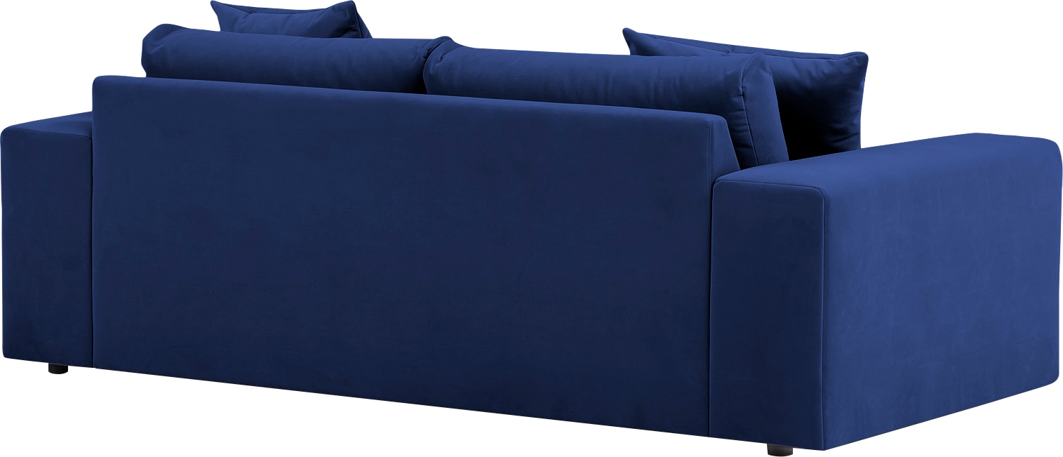 andas 2-Sitzer »SLEETLAND XXL in Samtvelours oder Vintage-Leder-Optik« besonders groß und bequem