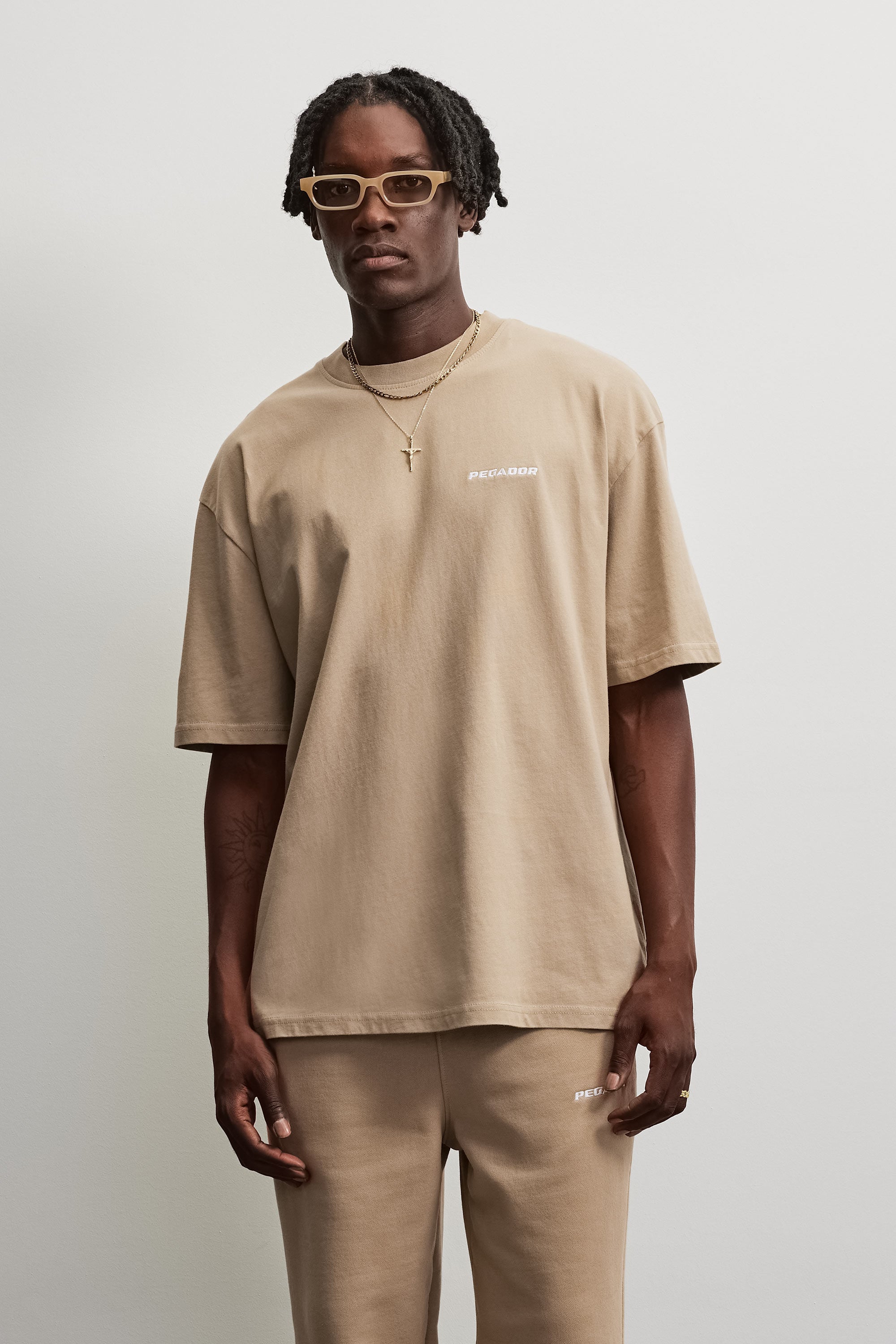 PEGADOR T-Shirt "LOGO OVERSIZED TEE" Baumwolle, oversize