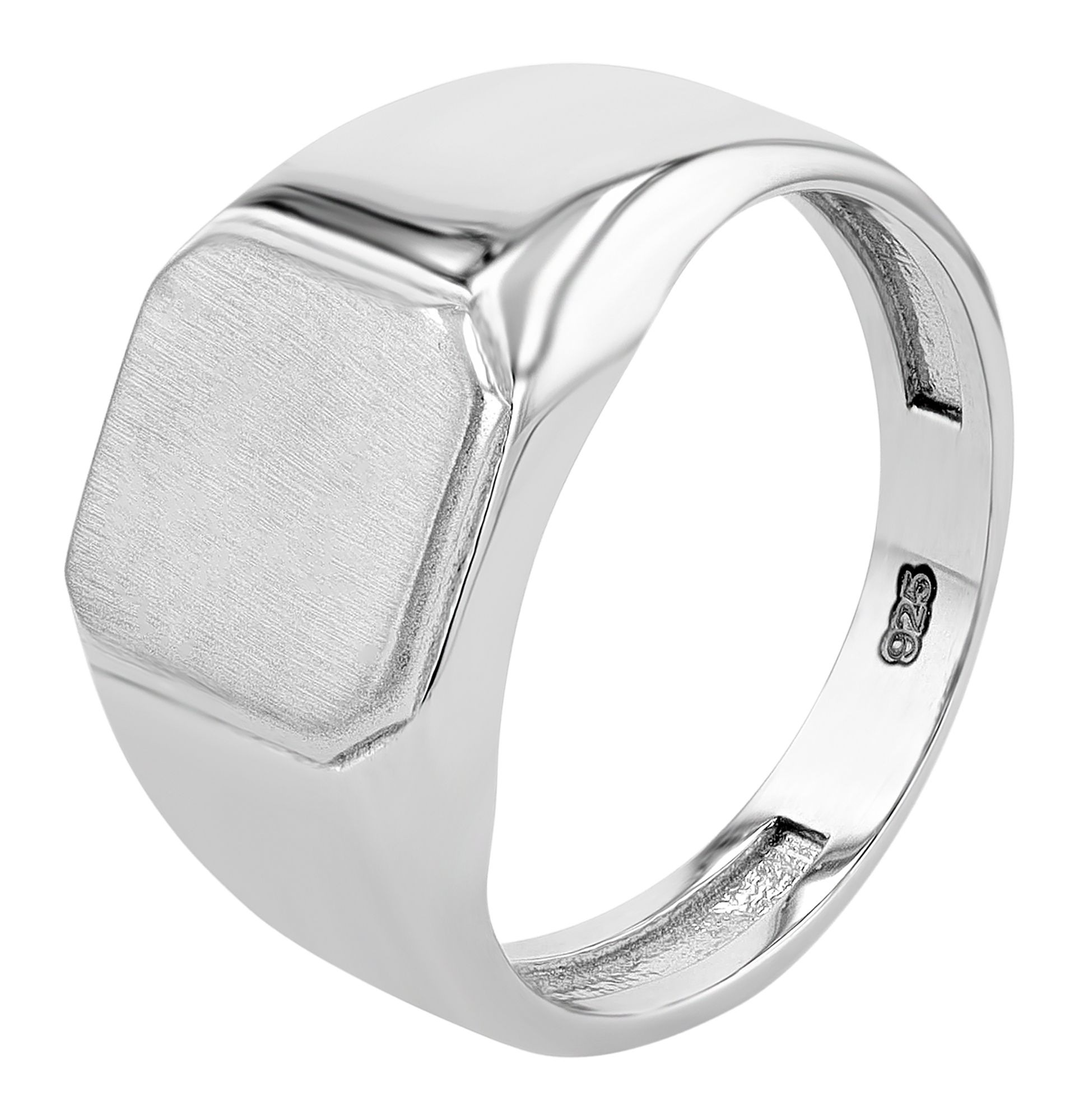 ADELIA ́S Fingerring "Unisex Ring aus 925 Silber", 58, Silber 925 (Sterlingsilber)silber, Silber 925 (Sterlingsilber), Fingerringe