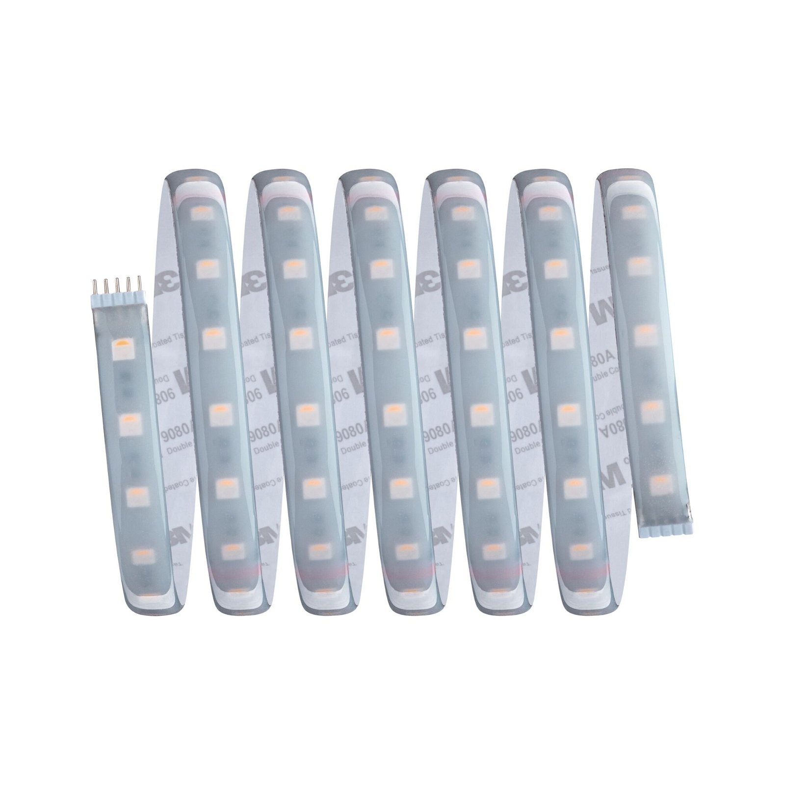 Paulmann LED-Streifen »MaxLED 500 Stripe 2,5m IP44 Cover 3000K 30W 24V Silber Kunststoff«, 1 St.-flammig