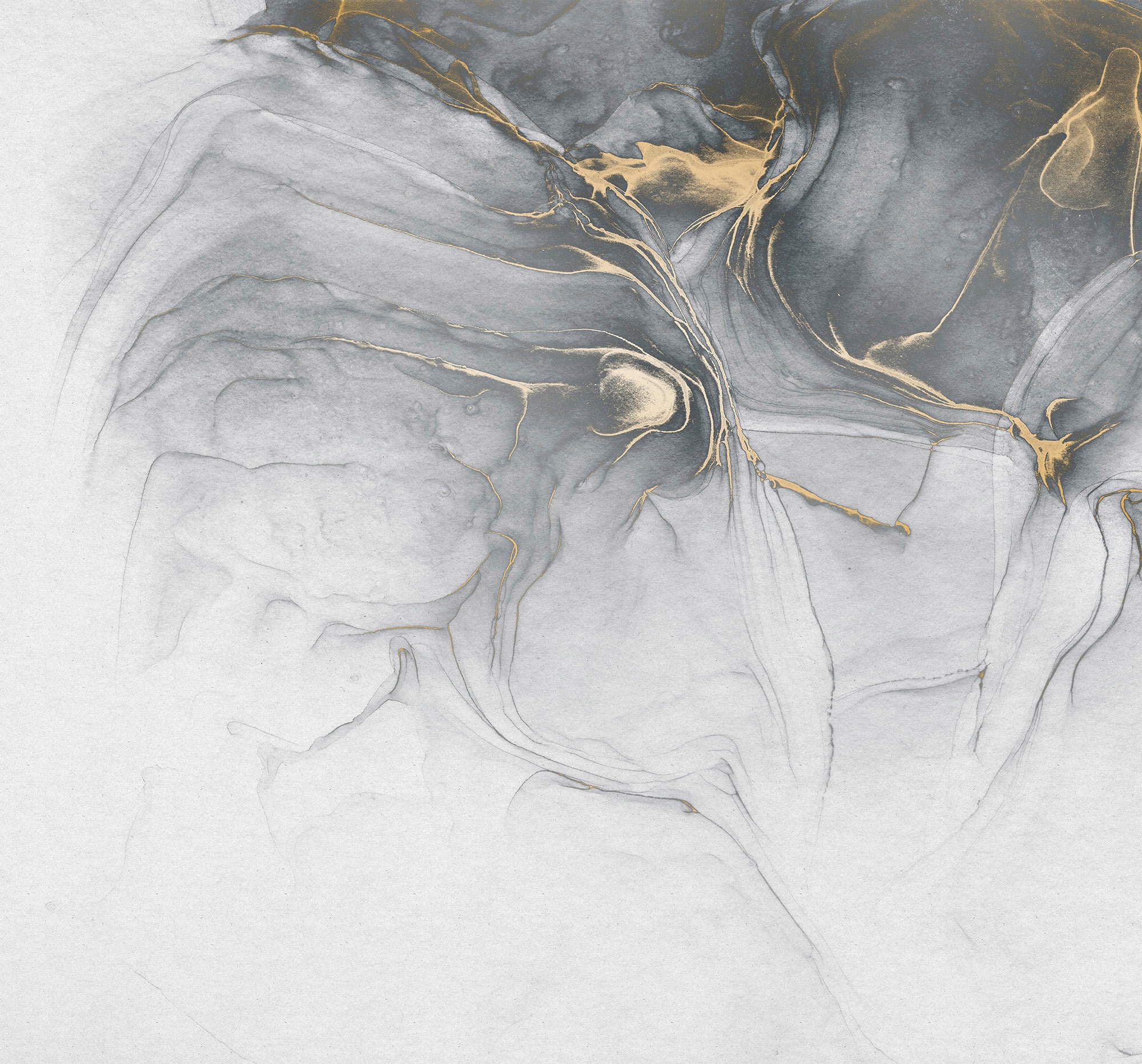 Vliestapete »Ink Gold Fluid«, 300x280 cm (Breite x Höhe)