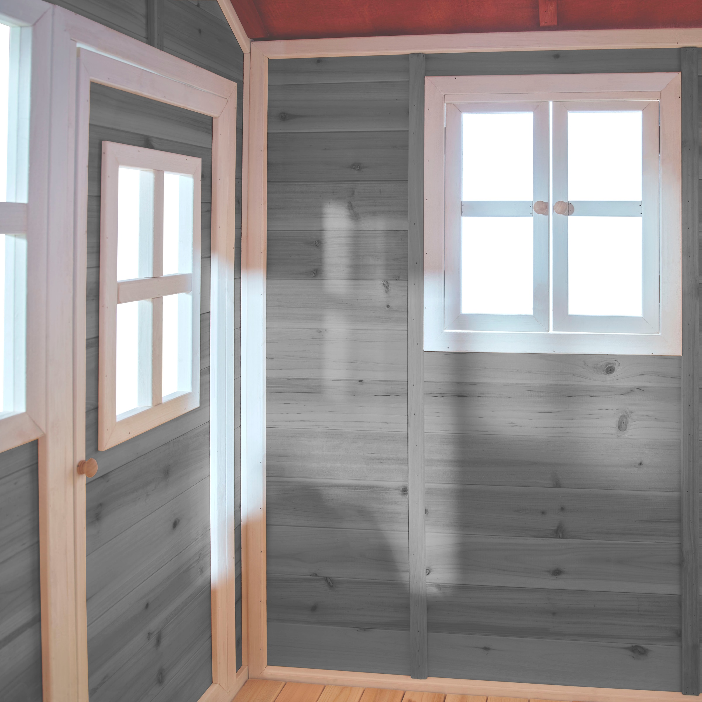 EXIT Spielhaus »Loft 300, grau«, FSC® - schützt Wald - weltweit; mit Rutsche