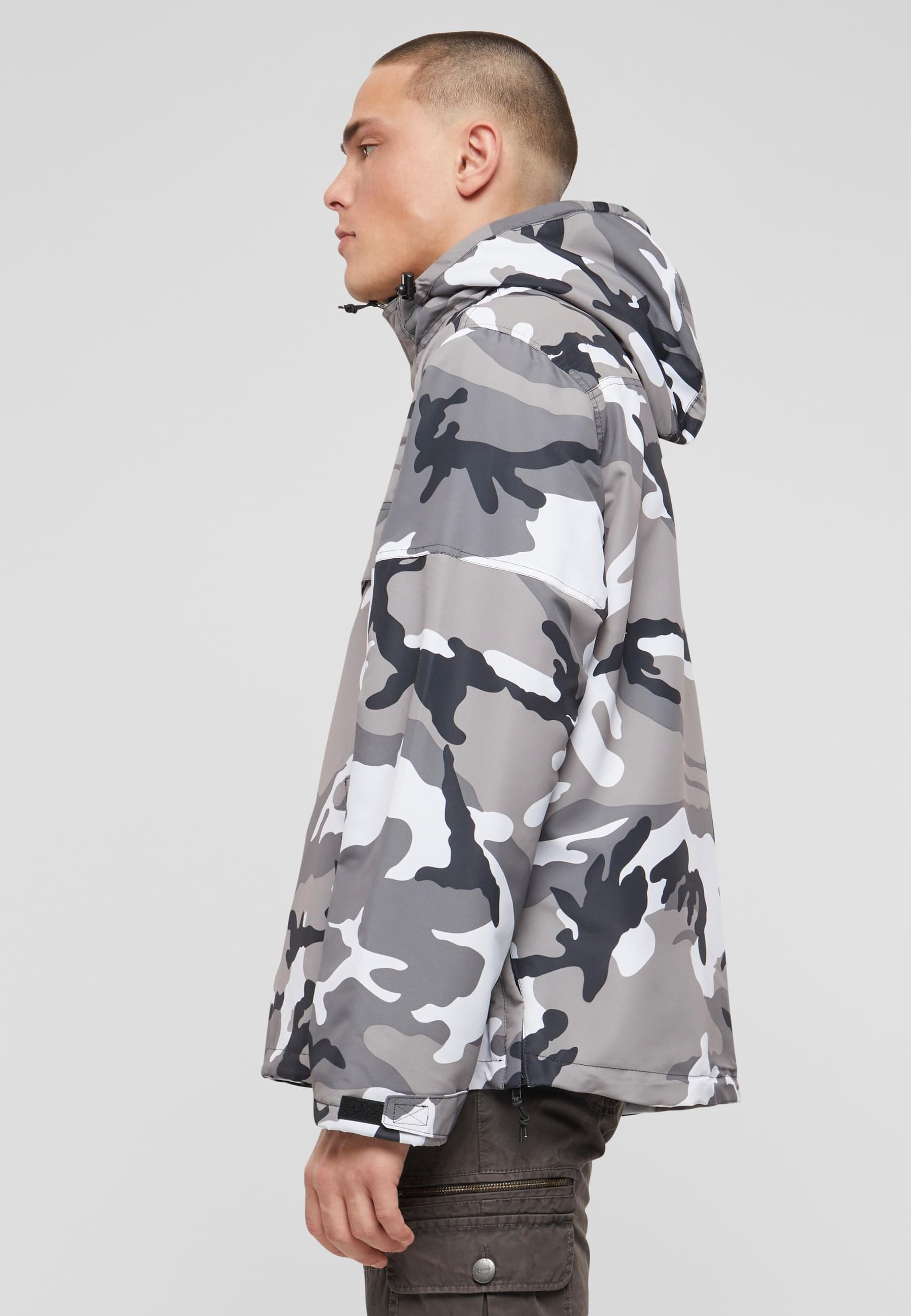 Thumbnail - Brandit Anorak "Brandit Herren Fleece Pull Over Windbreaker" 1 Stk. tlg. mit Kapuze