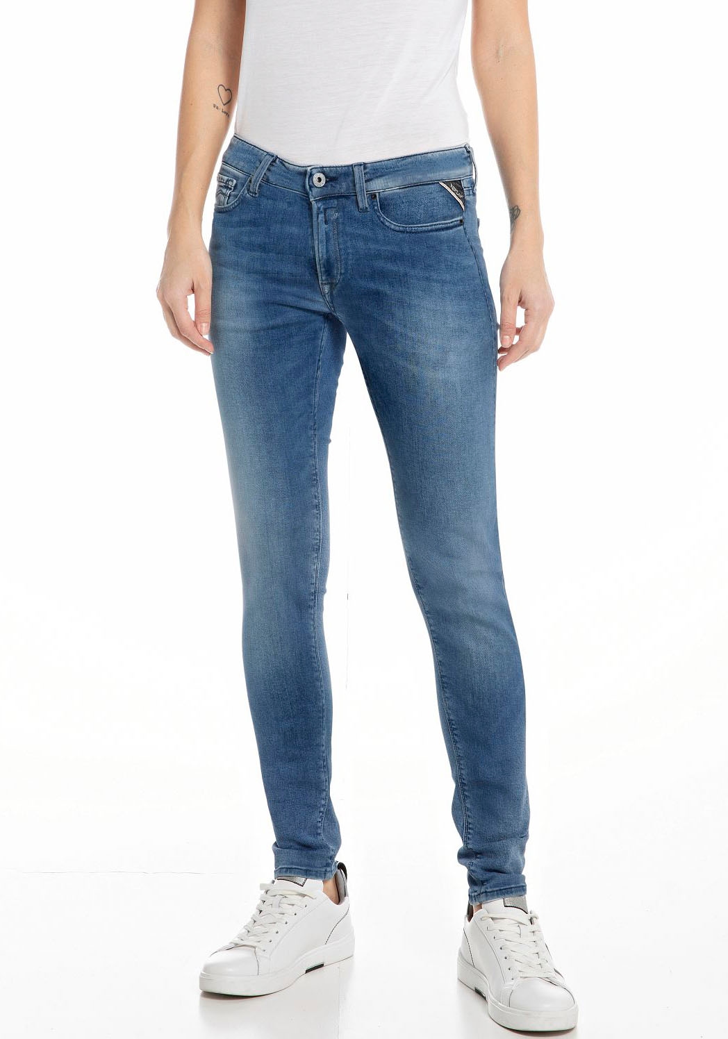 Replay 5-Pocket-Jeans "NEW LUZ Skinny Fit", in Ankle-Länge