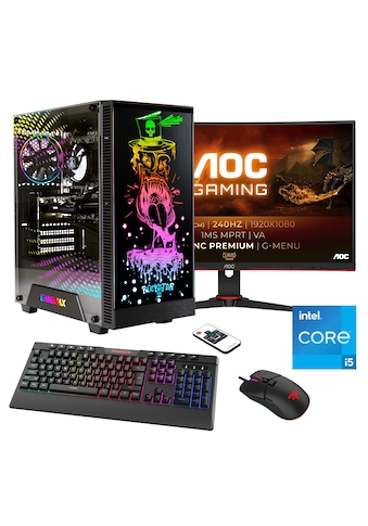 Gaming-PC-Komplettsystem »Rockstar SET02441«, (RTX 4060Ti (16GB), PCIe SSD Gen4)