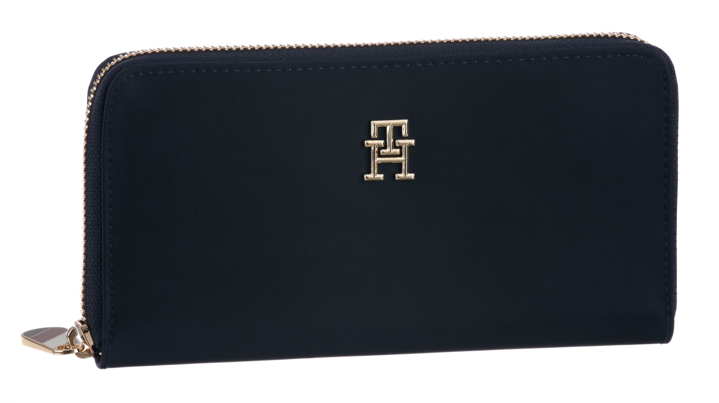 Tommy Hilfiger Geldbörse "POPPY NEW LARGE ZA WALLET", mit goldfarbenen Details