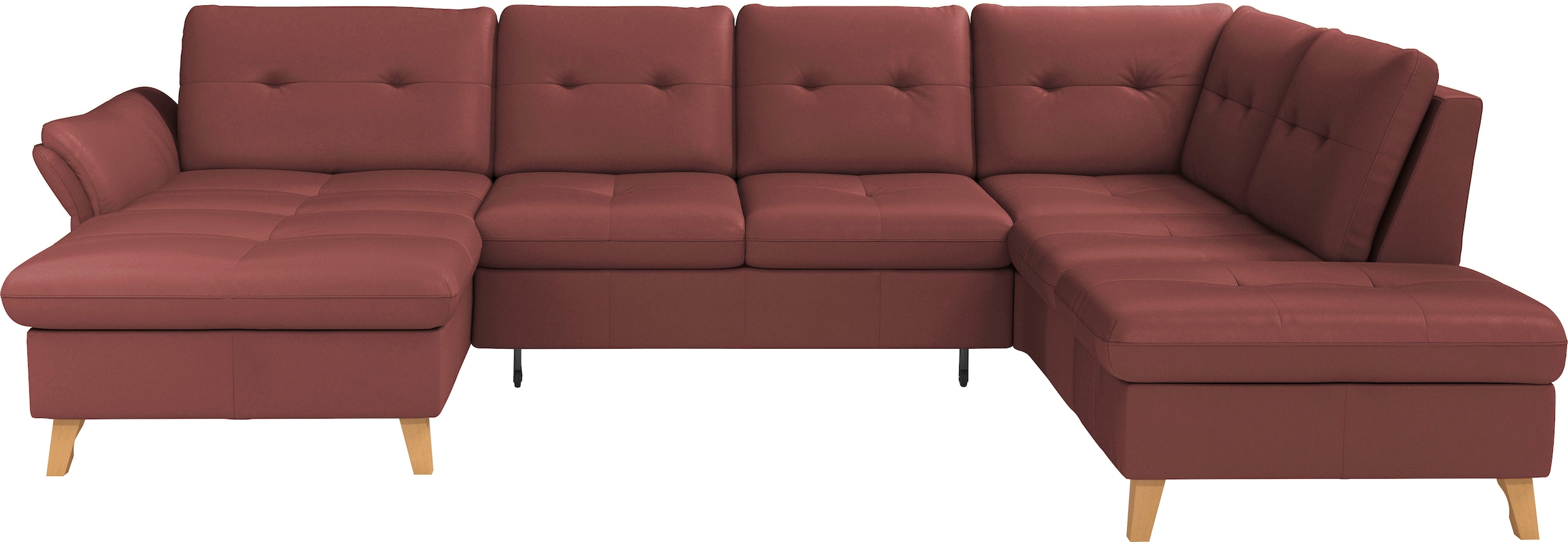 sit&more Wohnlandschaft "Göteborg" inkl. Sitztiefenverstellung, wahlweise mit Bettfunktion & Bettkasten