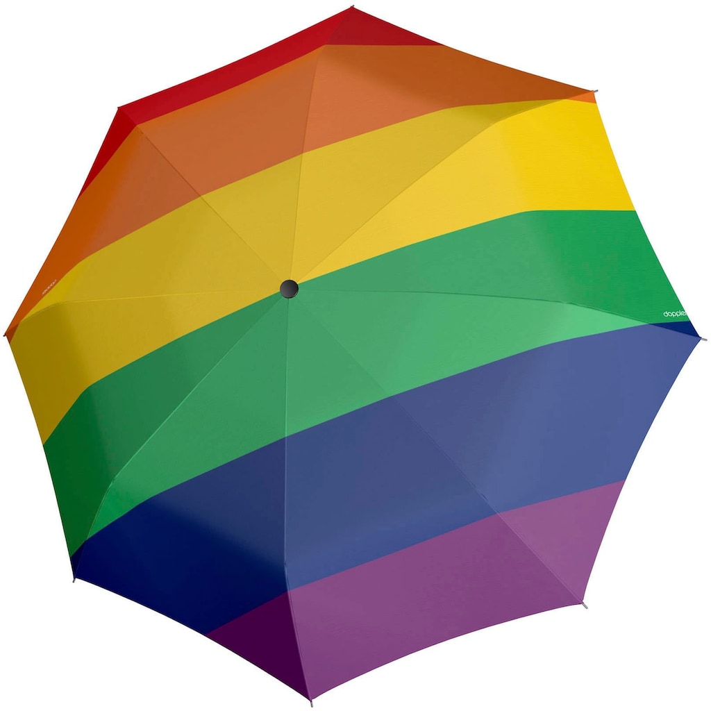 doppler® Taschenregenschirm »modern.ART Magic Mini, Pride rainbow«