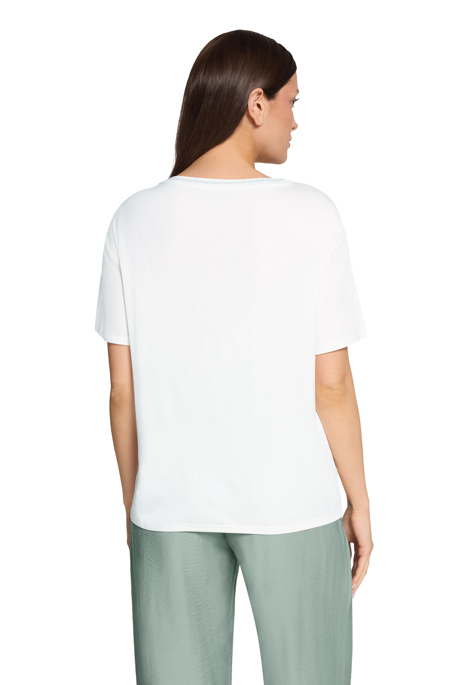 Betty Barclay Kurzarmshirt »Damen mit Rippbündchen« 1 Stk.