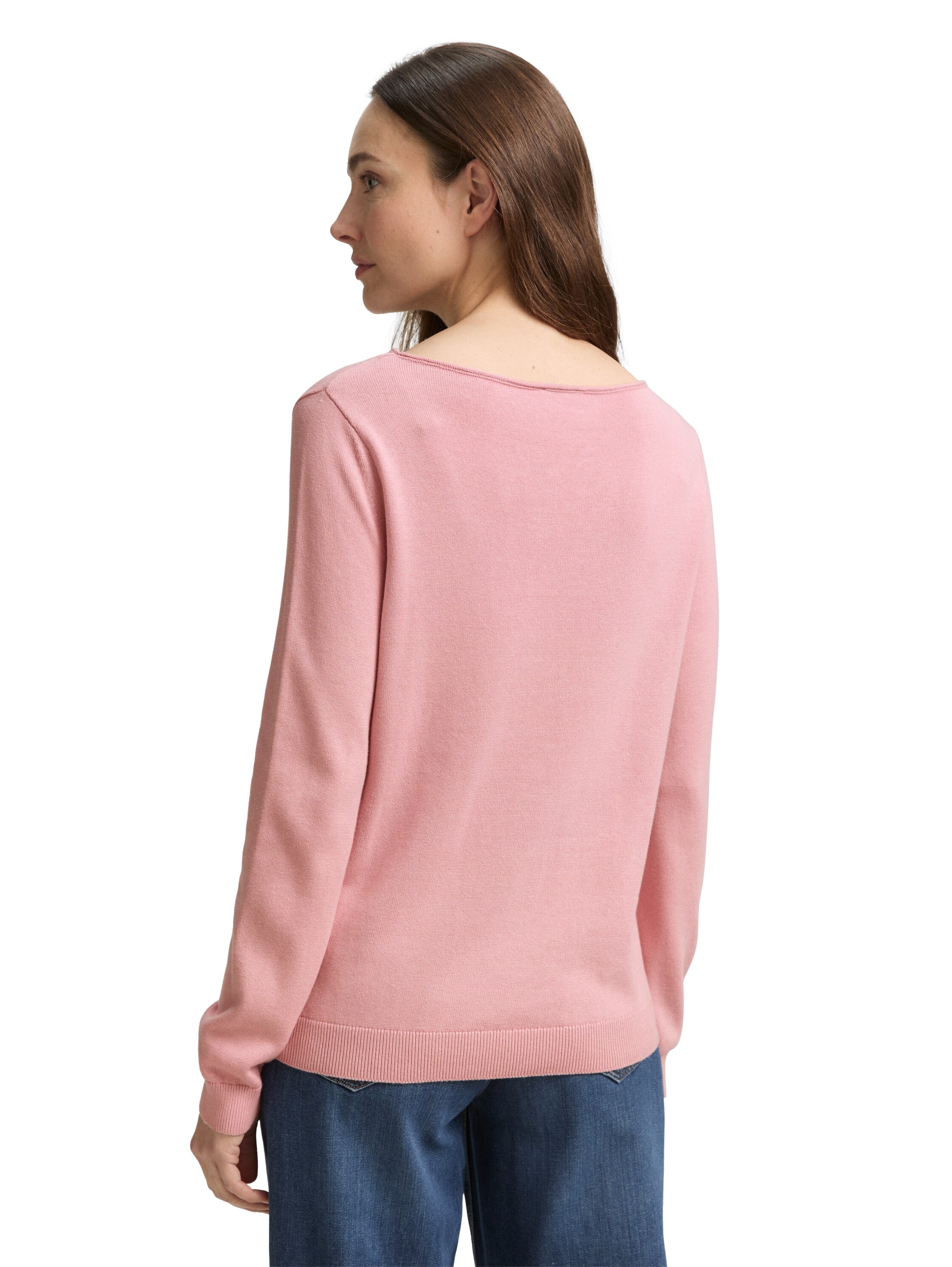 TOM TAILOR Strickpullover, mit U-Boot Ausschnitt günstig online kaufen