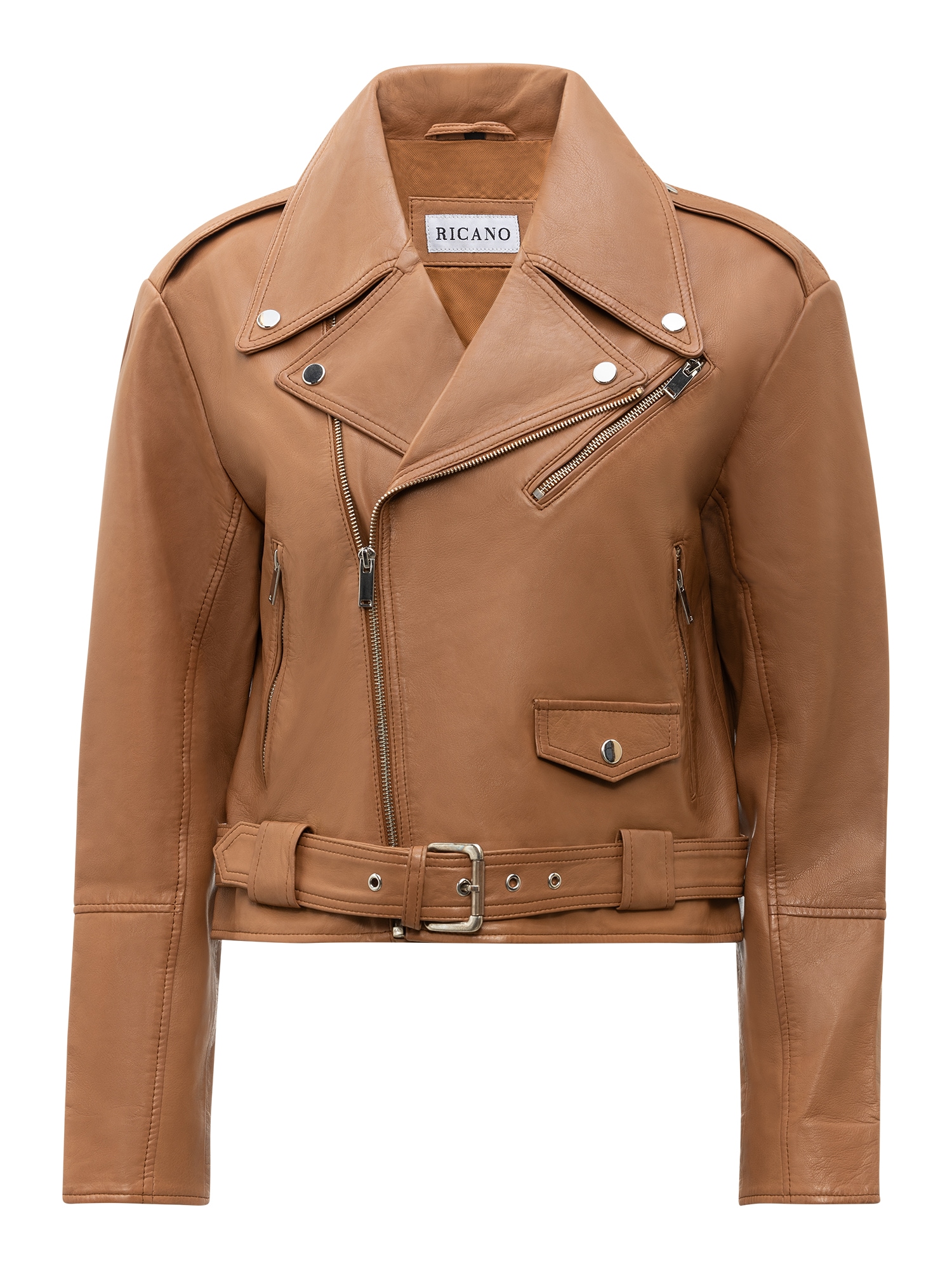 RICANO Bikerjacke "Lederjacke Hera" Handgefertigt aus echtem Leder