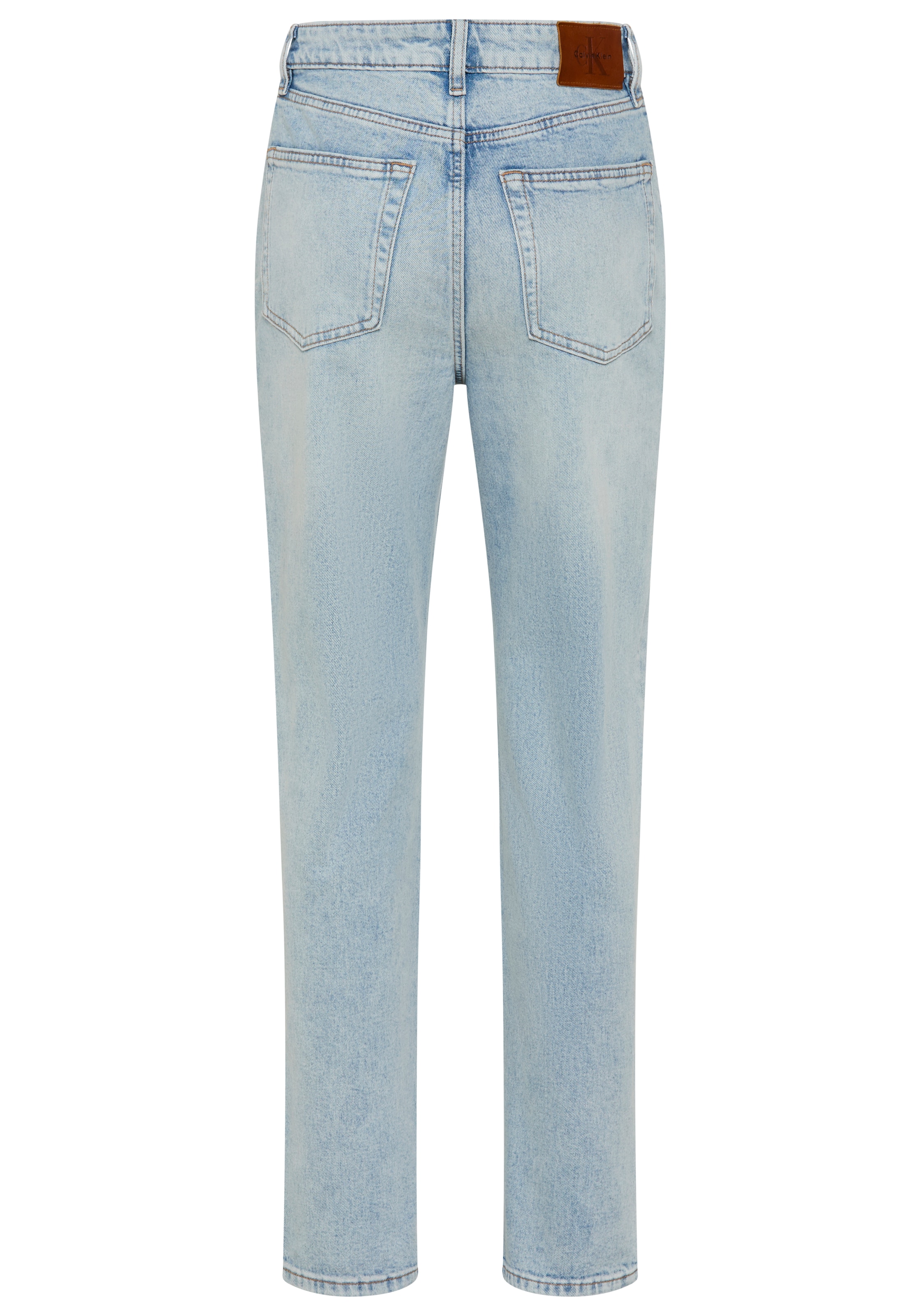 Calvin Klein Jeans Mom-Jeans Stretch-Denim, Used-Washed