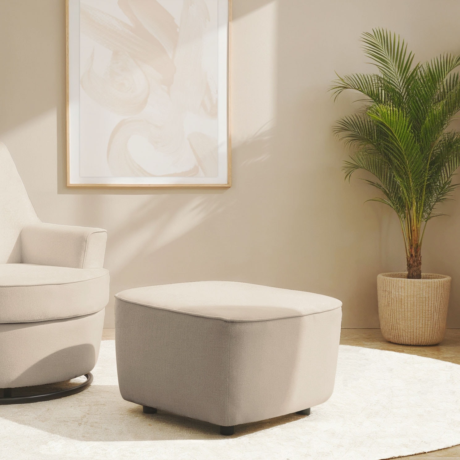 Home affaire Polsterhocker "HETTY, passender Hocker zum Drehsessel HETTY, 5 günstig online kaufen