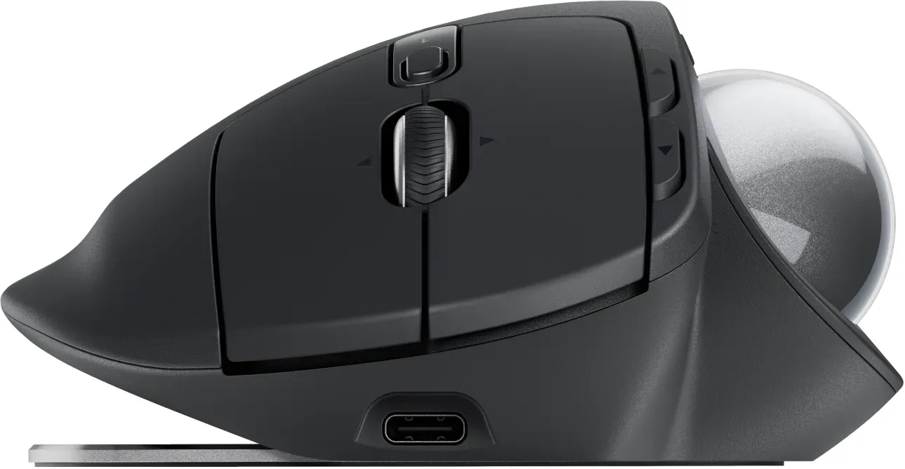 Logitech Gaming-Maus »MX Ergo S Advanced Wireless Trackball - GRAPHITE - EMEA28-935«, Bluetooth