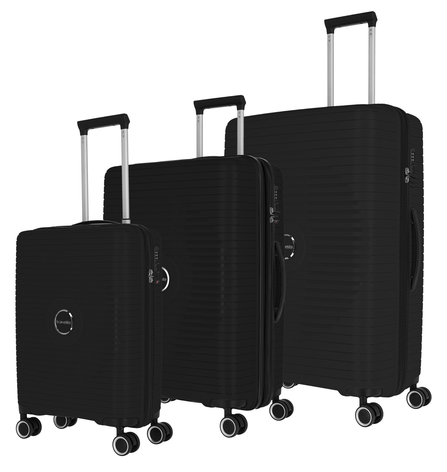 Trolleyset »ORBITA 4w S/M/L«, (Set, 3 tlg., Hartschalen Trolleyset),...